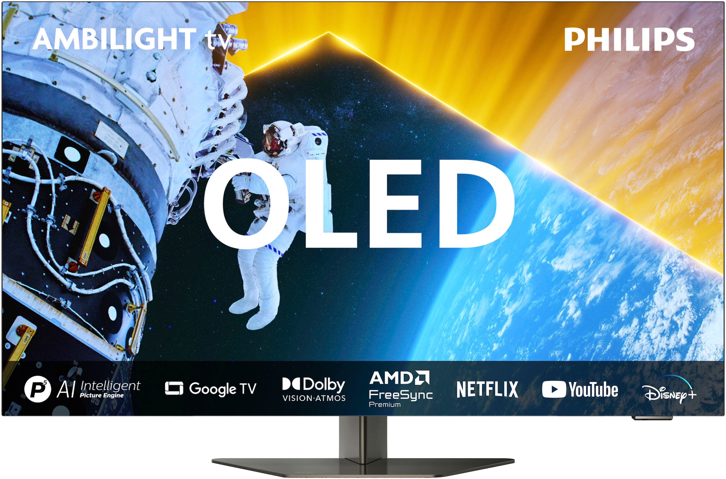OLED-Fernseher, 139 cm/55 Zoll, 4K Ultra HD, Smart-TV-Google TV