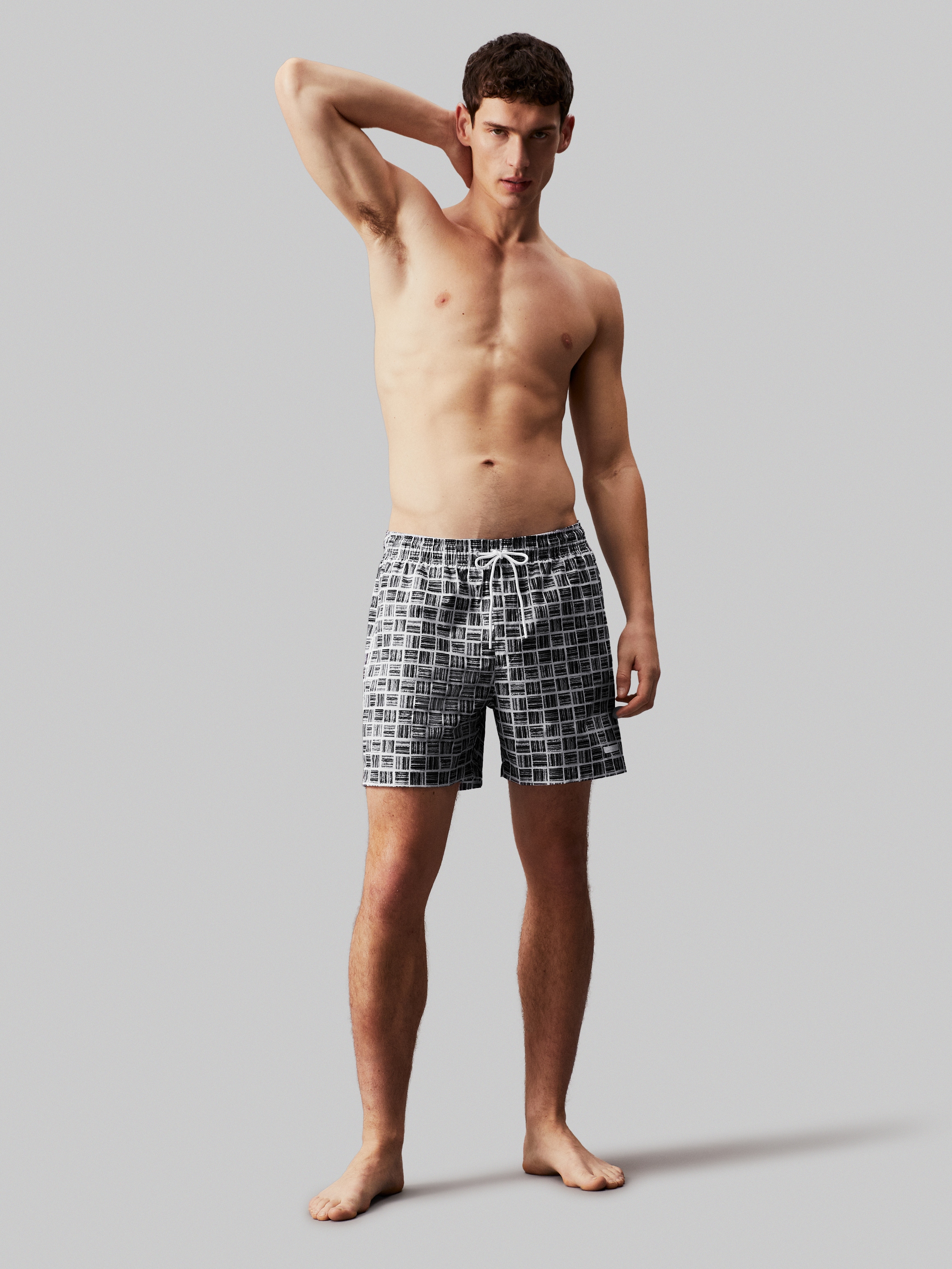 Calvin Klein Swimwear Badeshorts »MEDIUM DRAWSTRING-PRINT«, mit Alloverprint