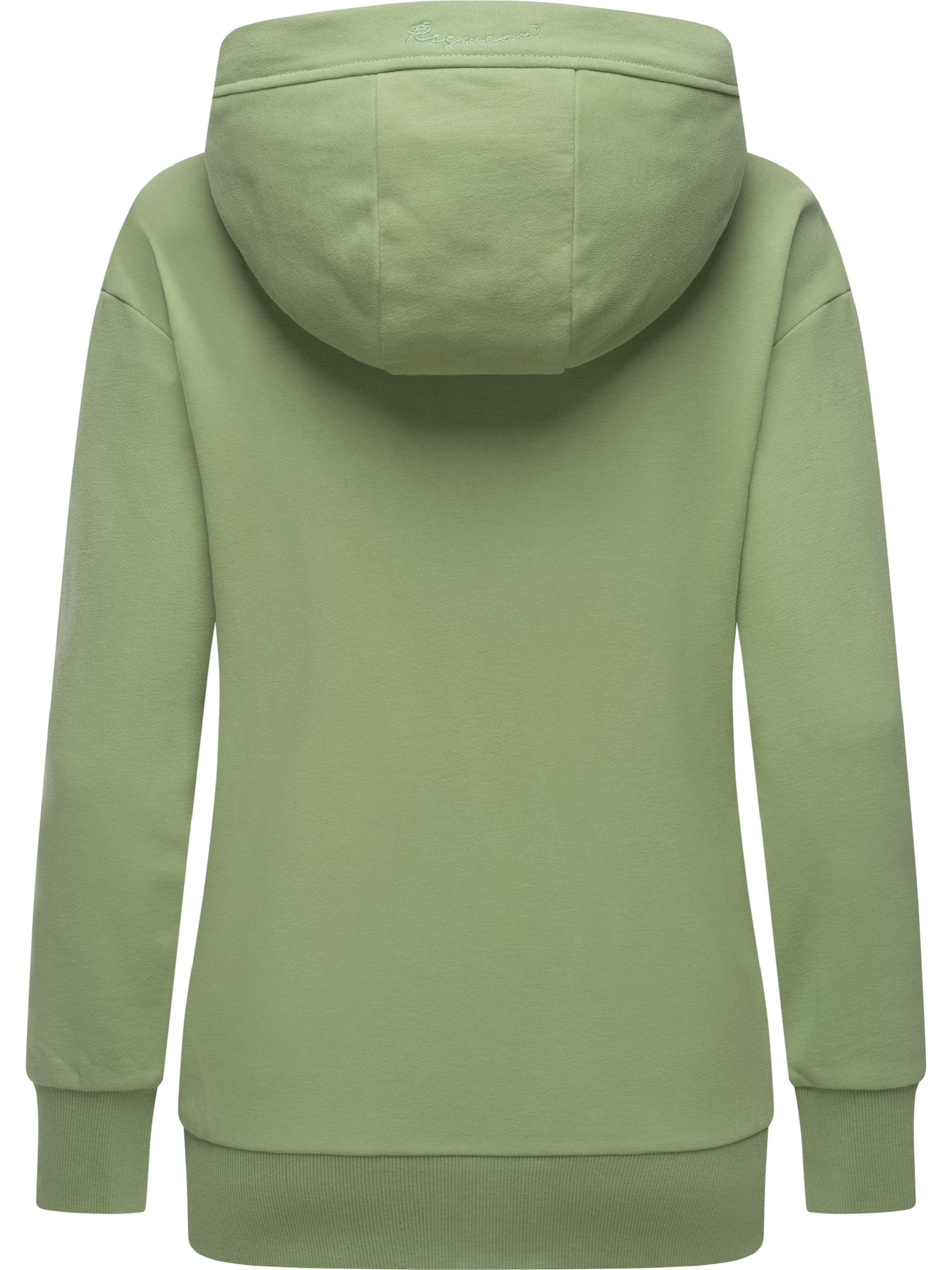 Ragwear Kapuzensweatjacke »Sweatjacke Yodis Zip«, weicher Damen Zip-Hoodie mit Kapuze