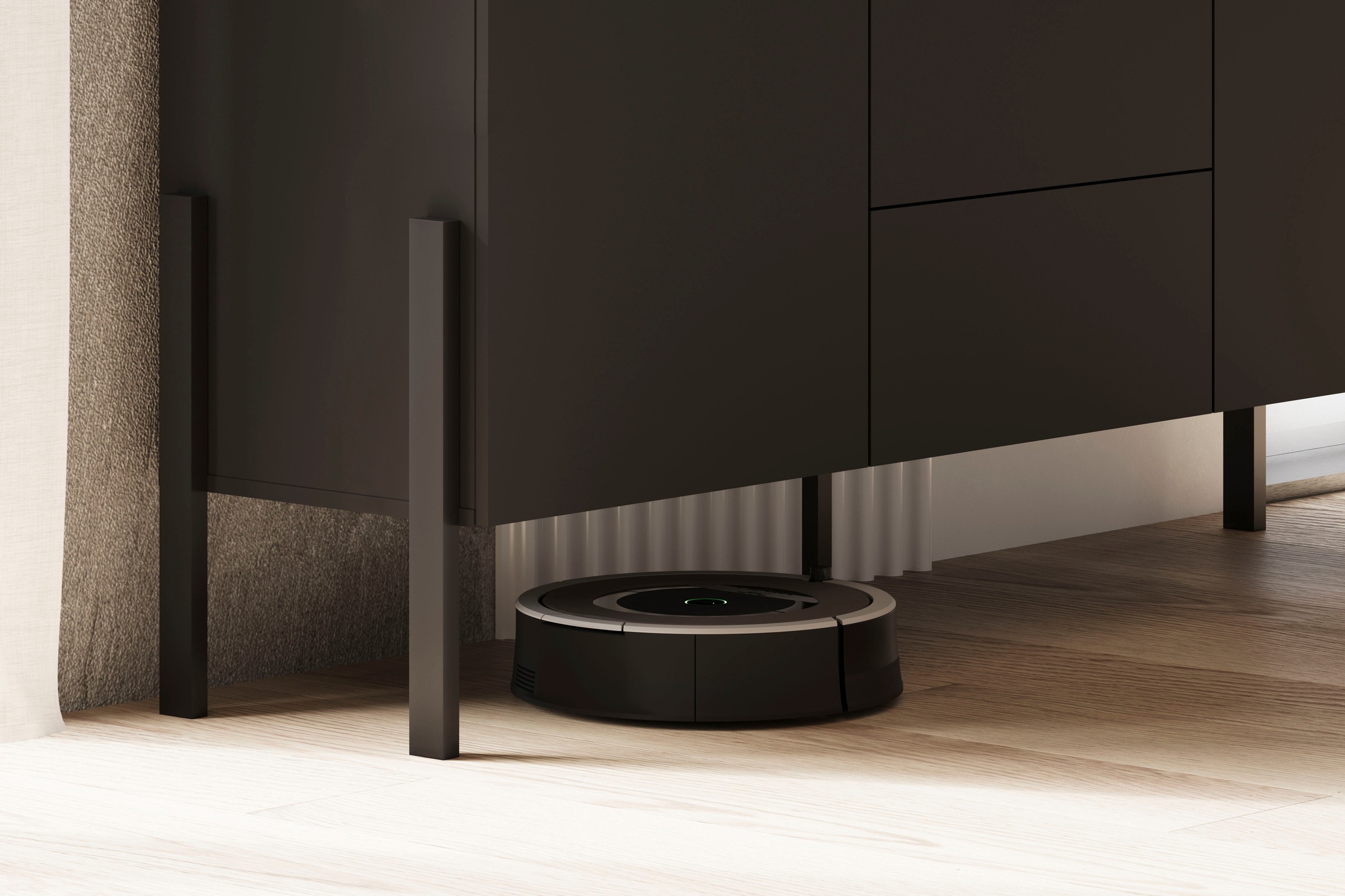 OTTO home Kommode »Jukon,Breite 200 cm, moderne grifflose Kommode,4 Türen« Sideboard, Anrichte viel Stauraum, push-to-open-Funktion