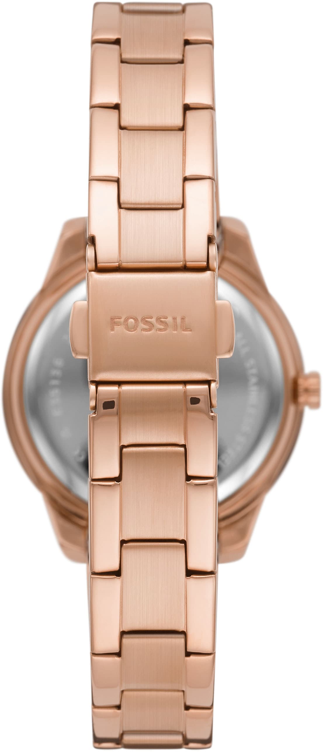 Fossil Quarzuhr »Stella, ES5136«, Armbanduhr, Damenuhr, Perlmutt-Zifferblatt