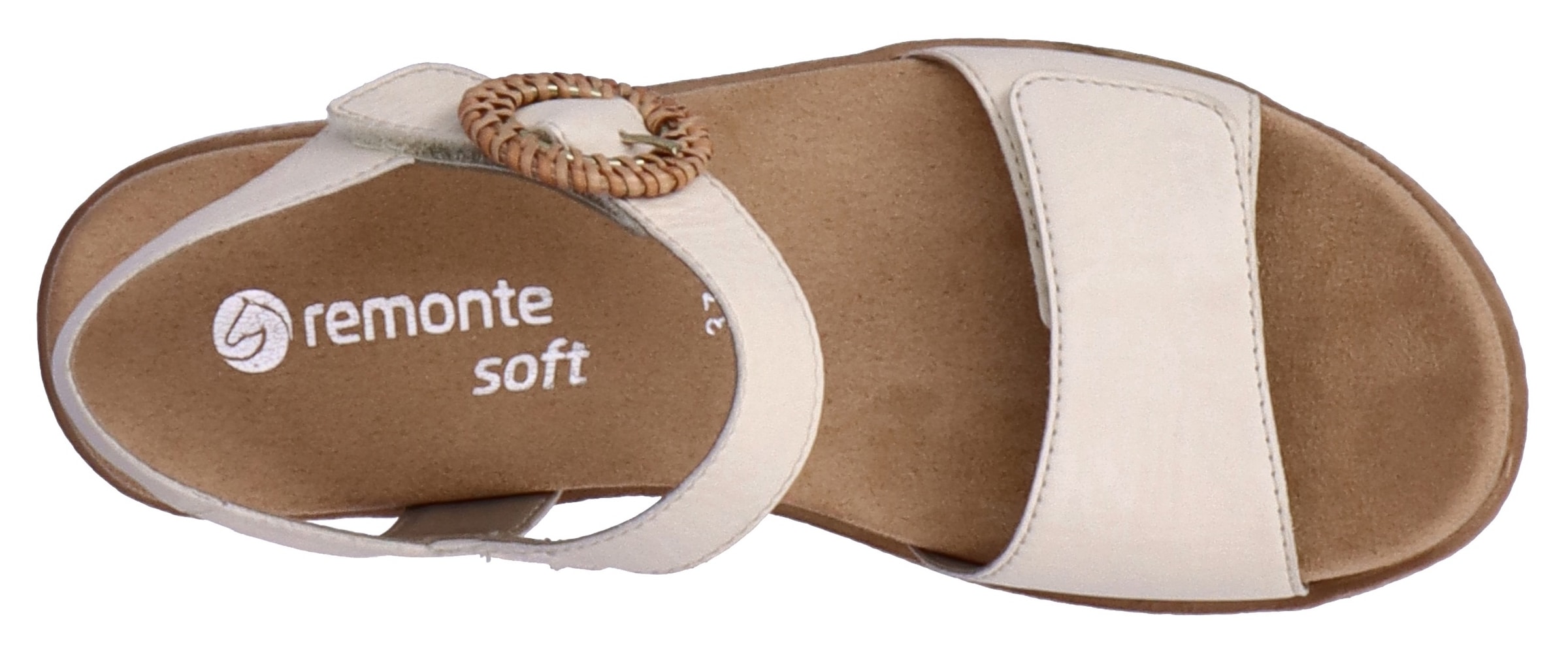 Remonte Keilsandalette, Sommerschuh, Riemchensandale mit praktischem Klettverschlüssen