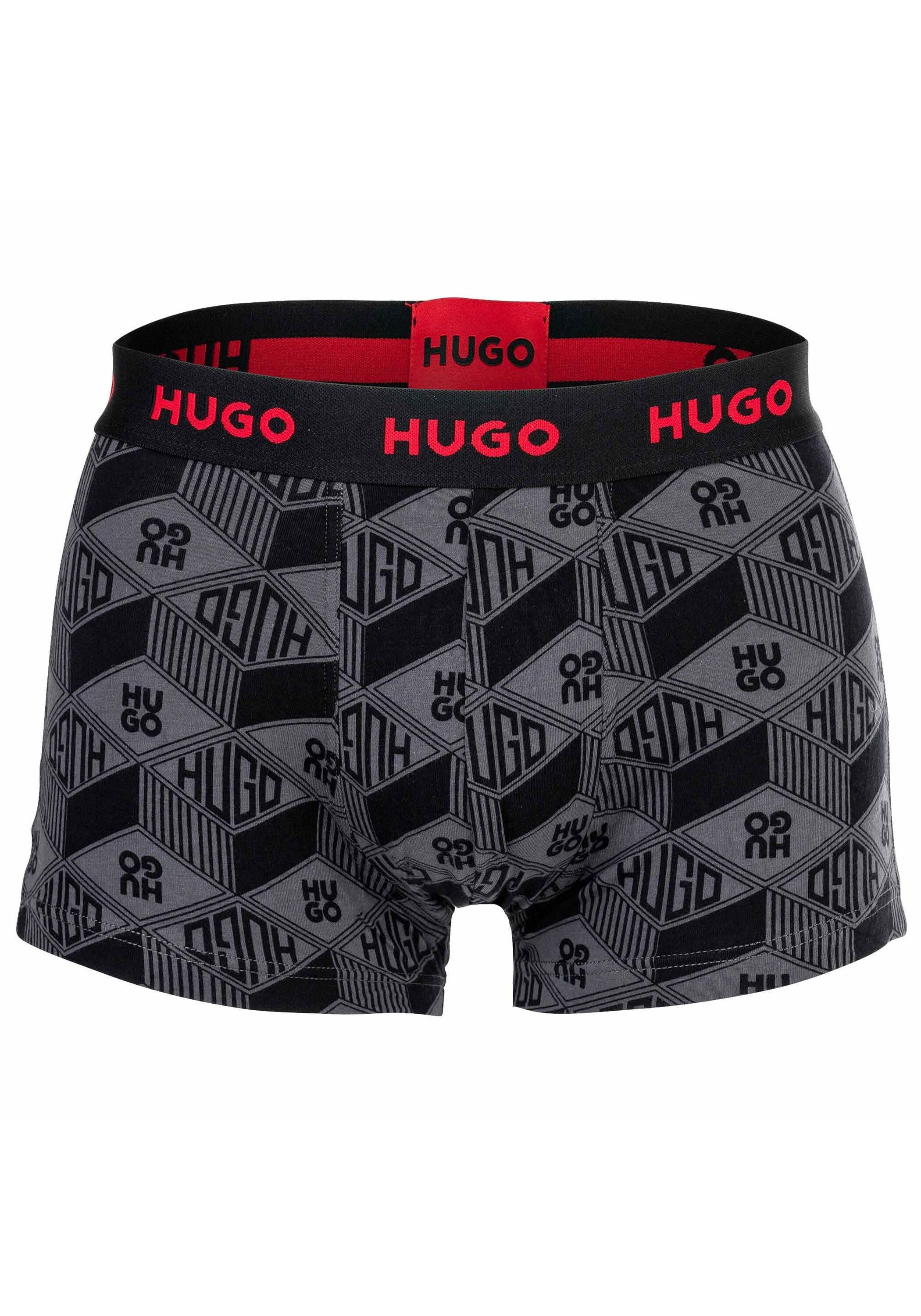 HUGO Boxershorts »Boxershort TRUNK TRIPLET DESIGN 3er Pack«