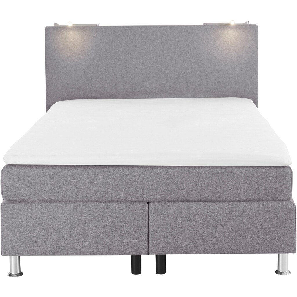 COLLECTION AB Boxspringbett, inkl. LED-Beleuchtung und Topper