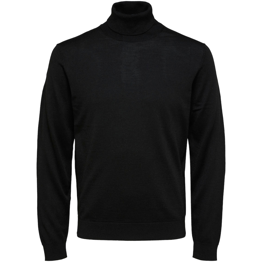 SELECTED HOMME Rollkragenpullover »TOWN MERINO COOLMAX KNIT ROLL«