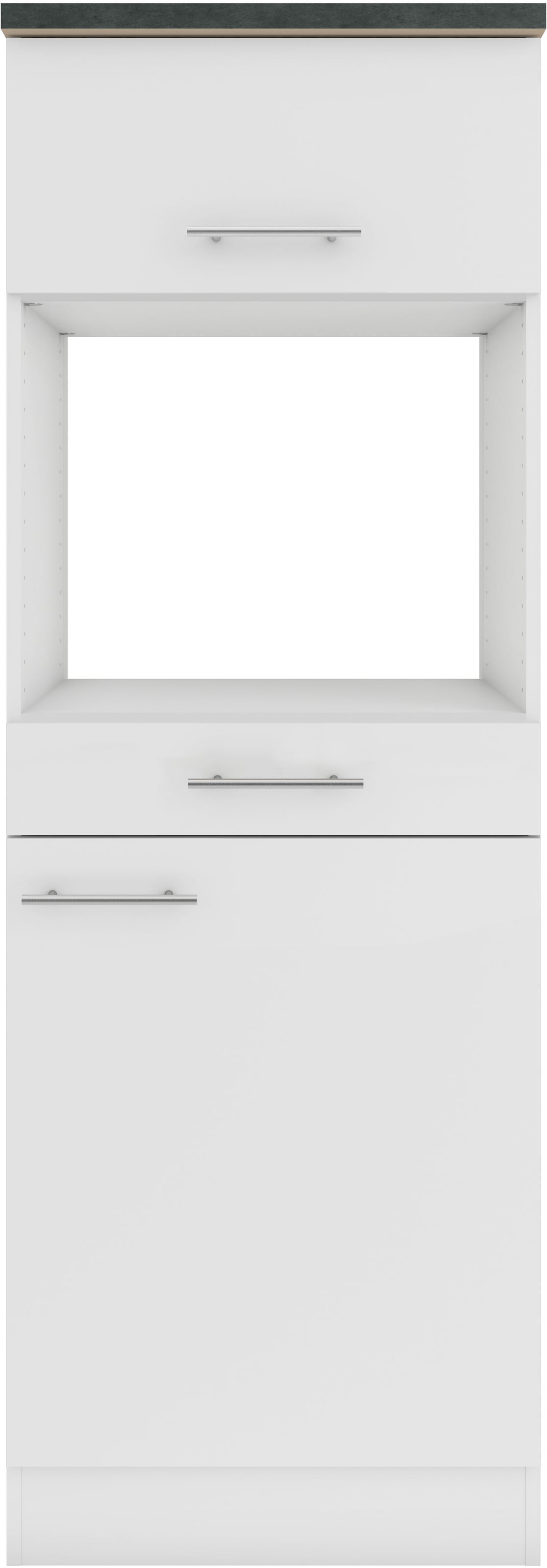 OPTIFIT Mikrowellenumbauschrank »Bella« Breite 60 cm, Nischenmaße B/T/H 56,7/55,5/44,8 cm