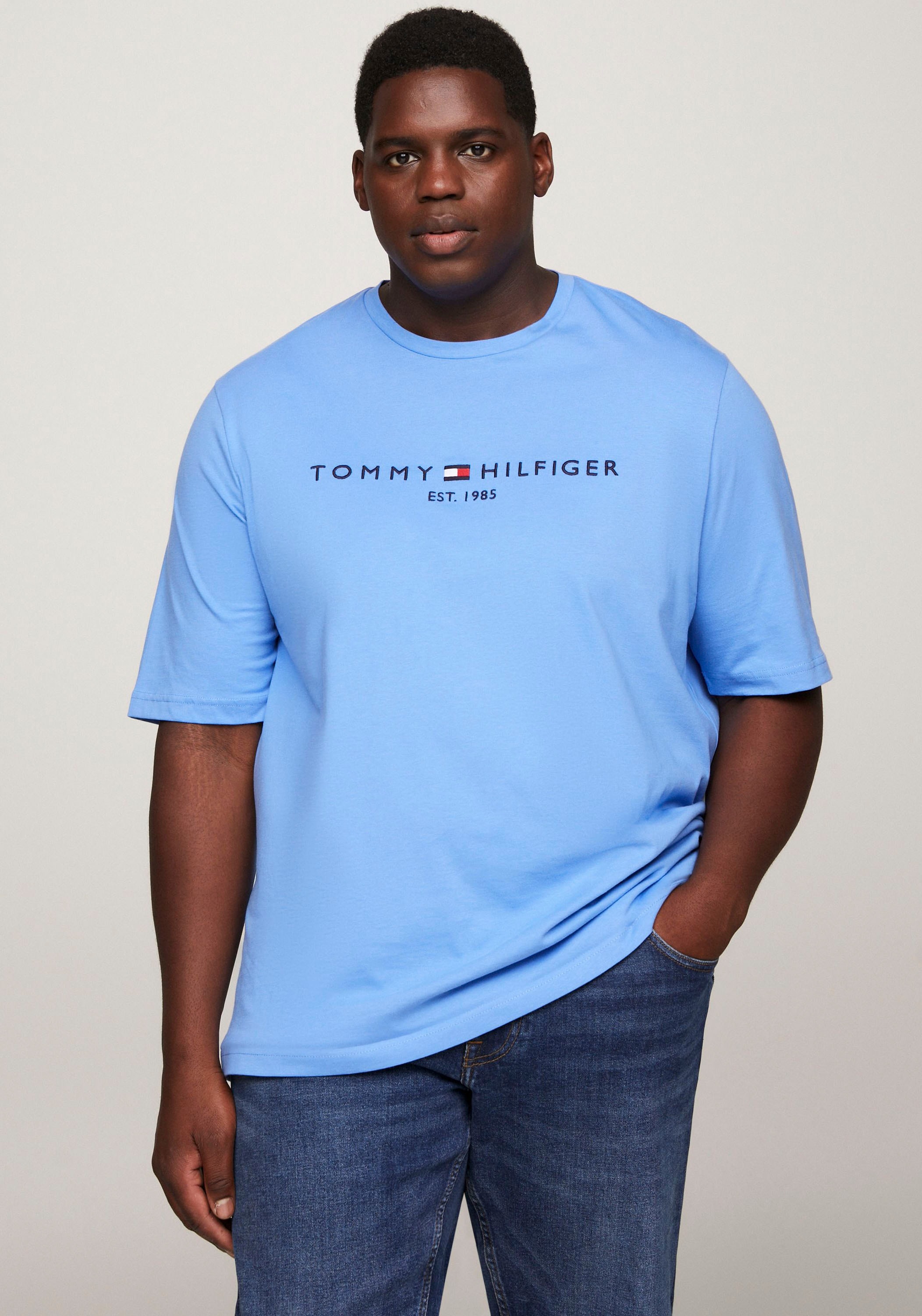 Tommy Hilfiger Big & Tall T-Shirt »BT-TOMMY LOGO TEE-B« online kaufen bei  OTTO