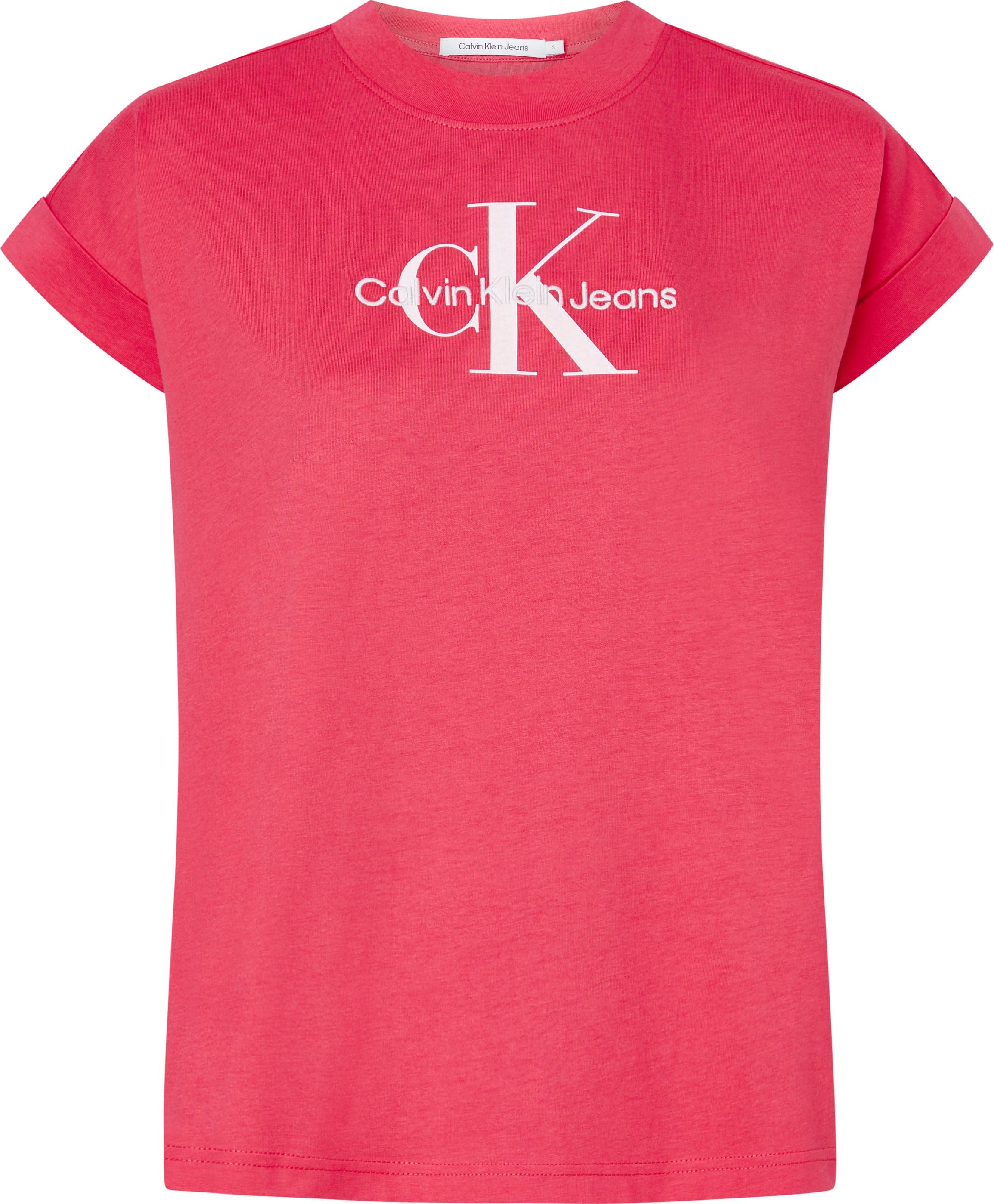 Calvin Klein Jeans T-Shirt, mit breitem Umschlagbund an den Ärmeln online  bei OTTO