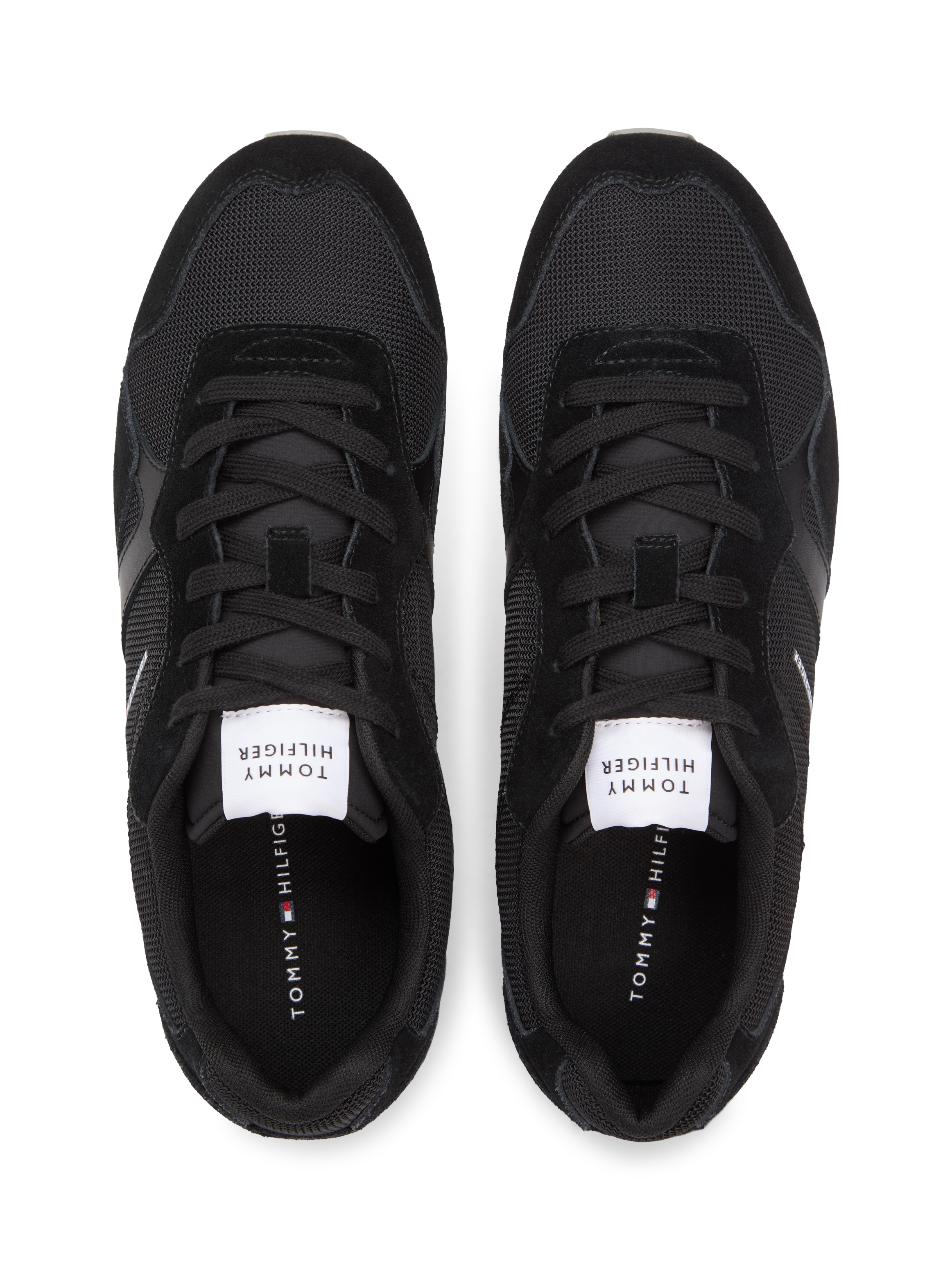 Tommy Hilfiger Sneaker »RUNNER ICON MIX«  , Freizeitschuh, Halbschuh, Schnürschuh mit seitlichem Logoschriftzug