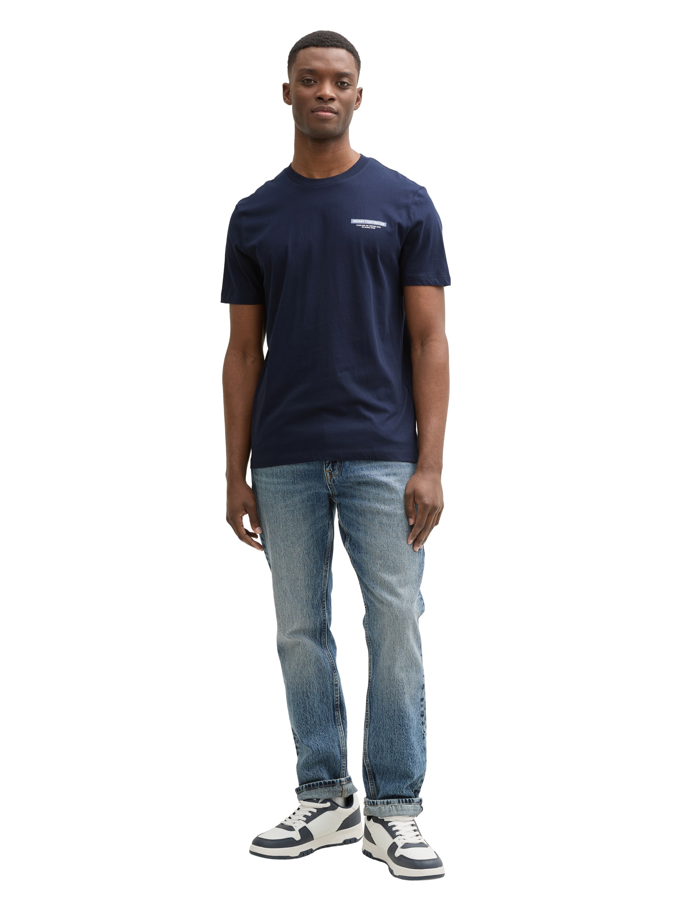 TOM TAILOR Denim T-Shirt, mit verschiedenen Logo Prints