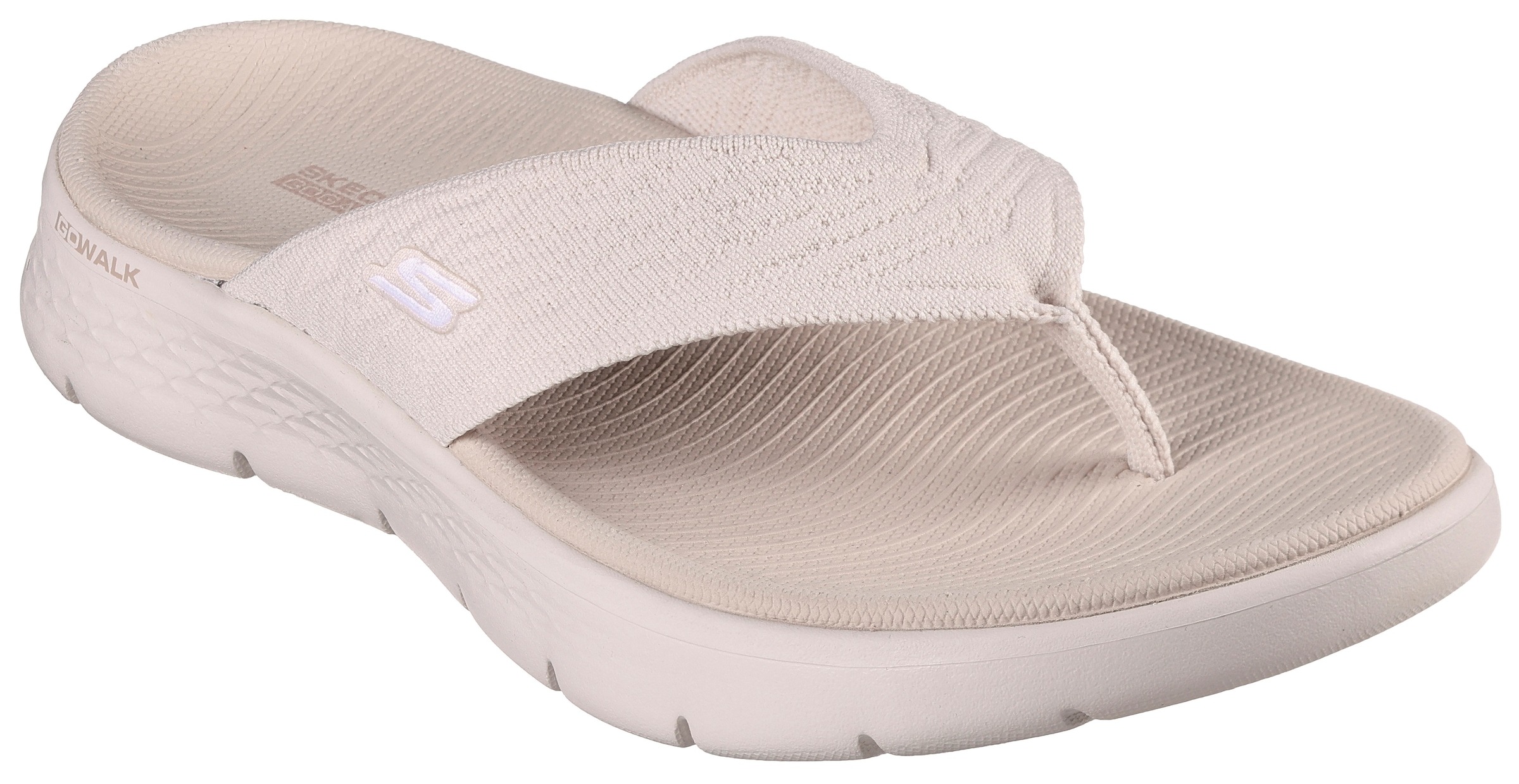 Skechers Zehentrenner »GO WALK FLEX SANDAL-SPLENDOR-X«, Sommerschuh, Schlappen, Poolsildes mit Goga Mat Footbed