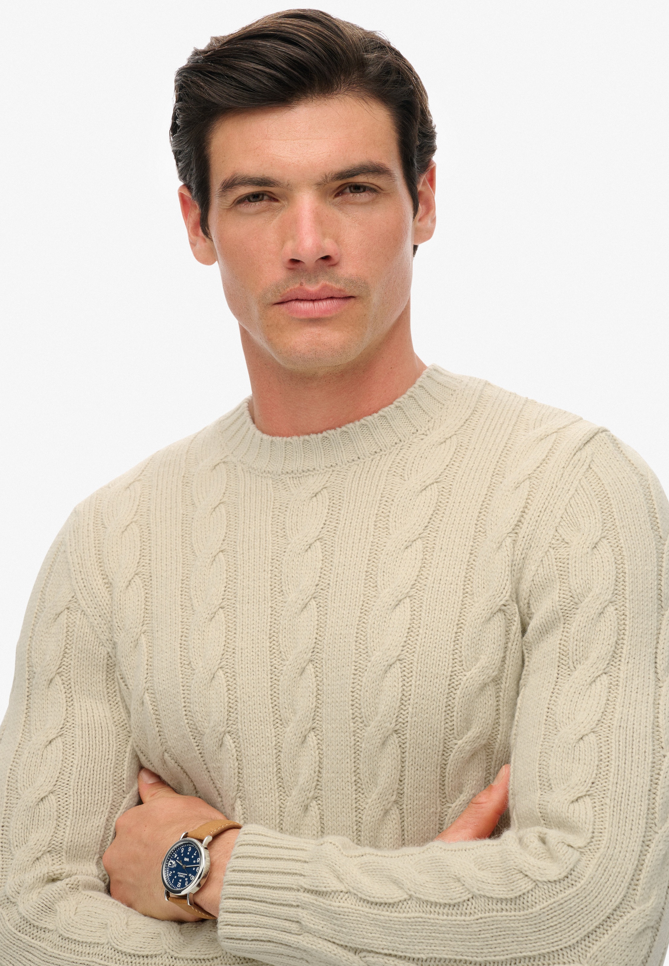 Superdry Strickpullover »JACOB CABLE JUMPER«