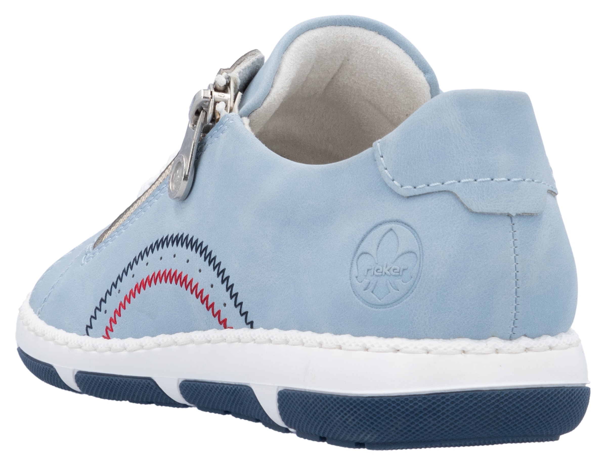 Rieker Sneaker, Halbschuh, Schnürschuh, Freizeitschuh mit sportiver Laufsohle