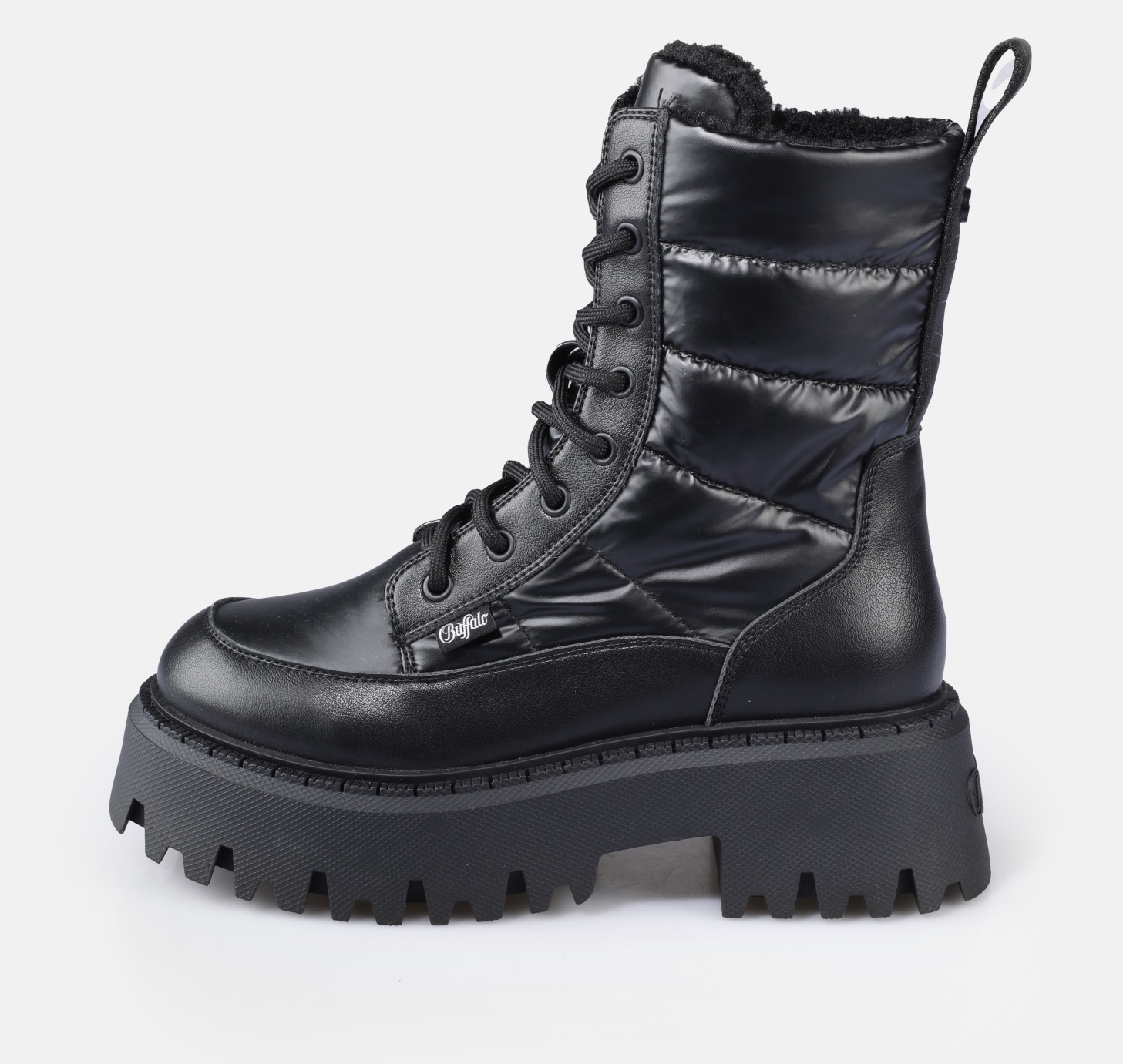 Buffalo Winterstiefelette »Aspen Laceup Quilt«  Winterboots, Stiefelette, Festivalboots mit Warmfutter