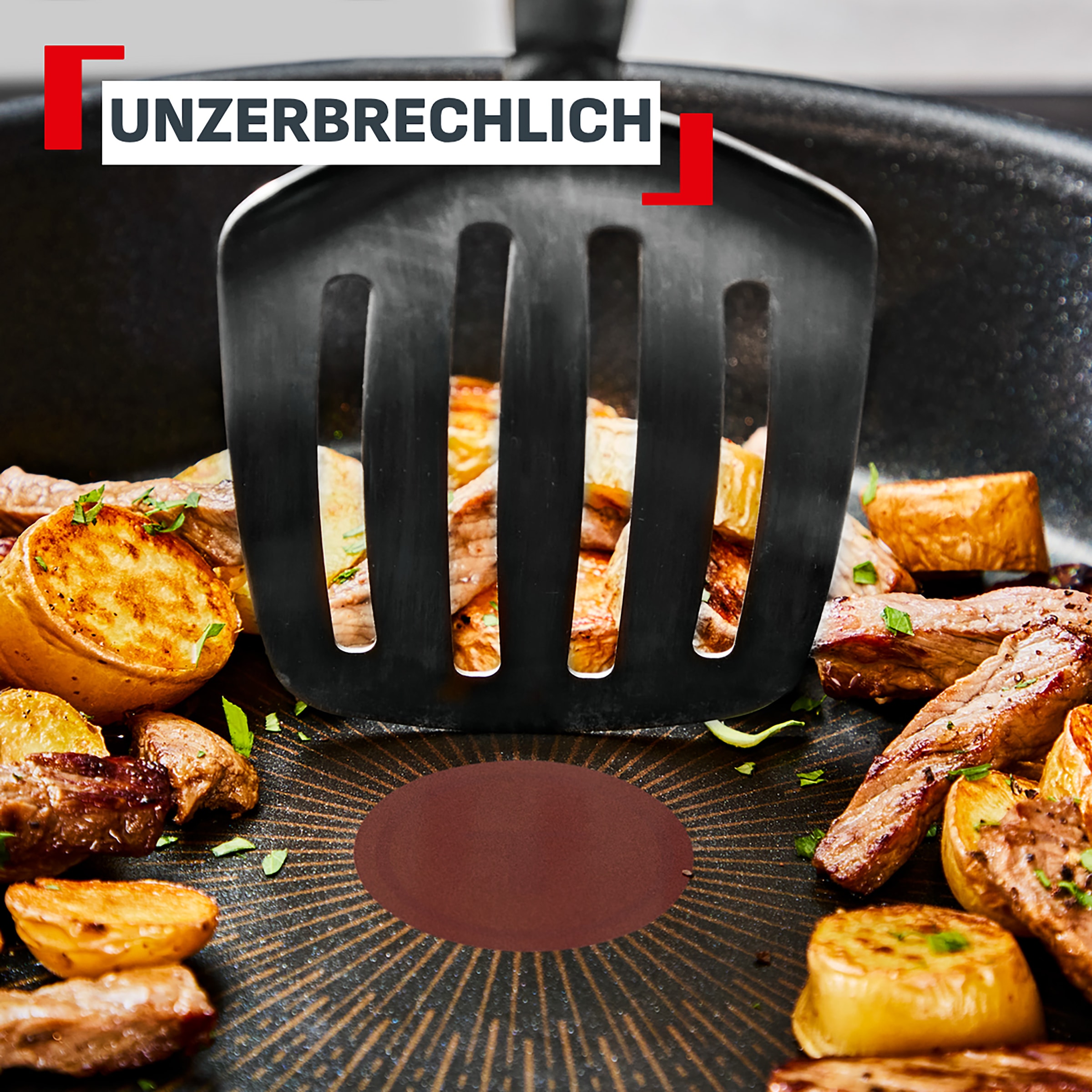 Tefal Pfannen-Set »Ingenio Excellence Fusion« Aluminium Set, 3 tlg. abnehmbarer Ingenio-Griff, Thermo-Signal, stapelbar, Induktion