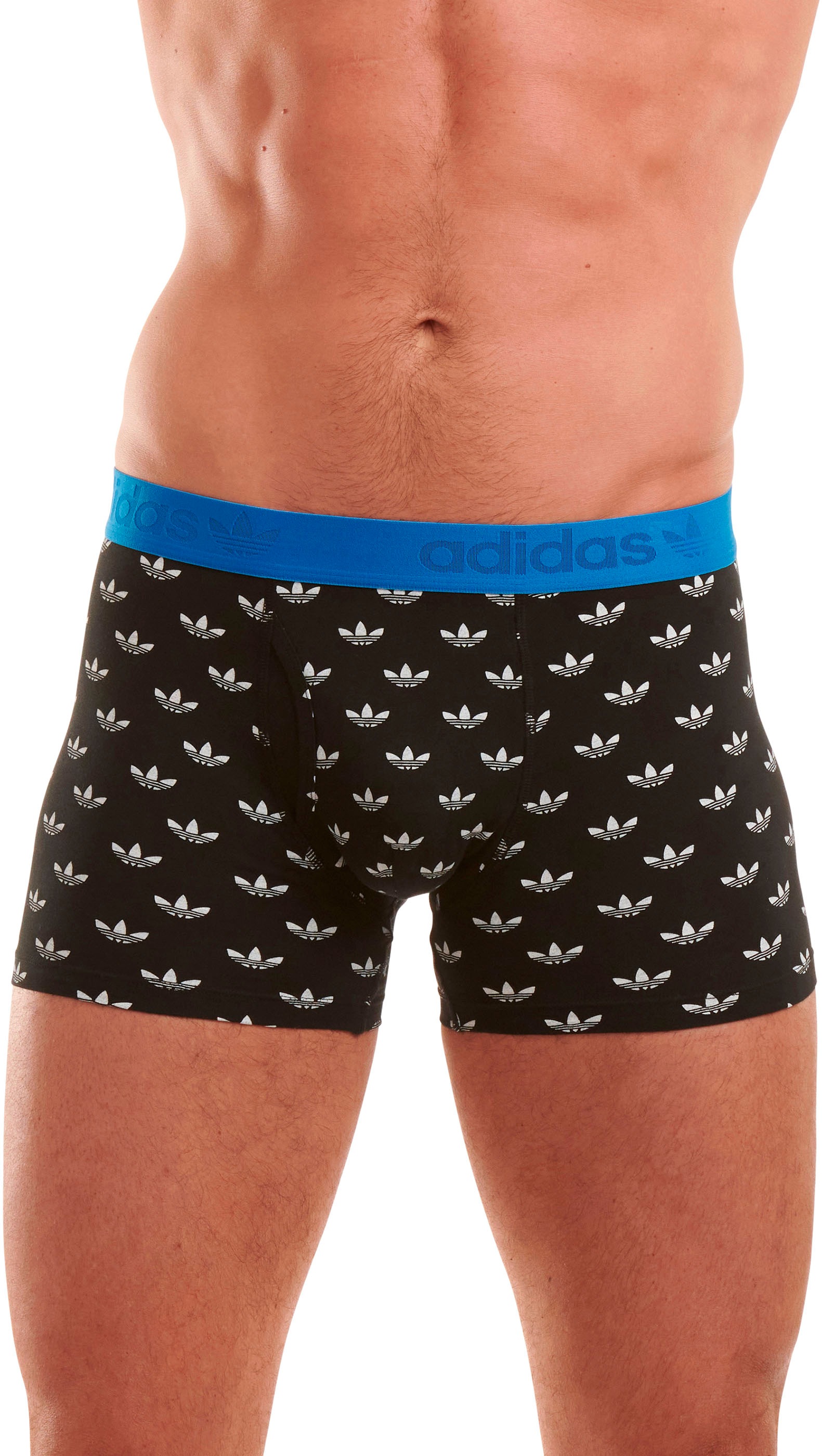 adidas Originals Trunk »Comfort Flex Cotton«, (2er Pack), mit farblich abgesetztem Bund