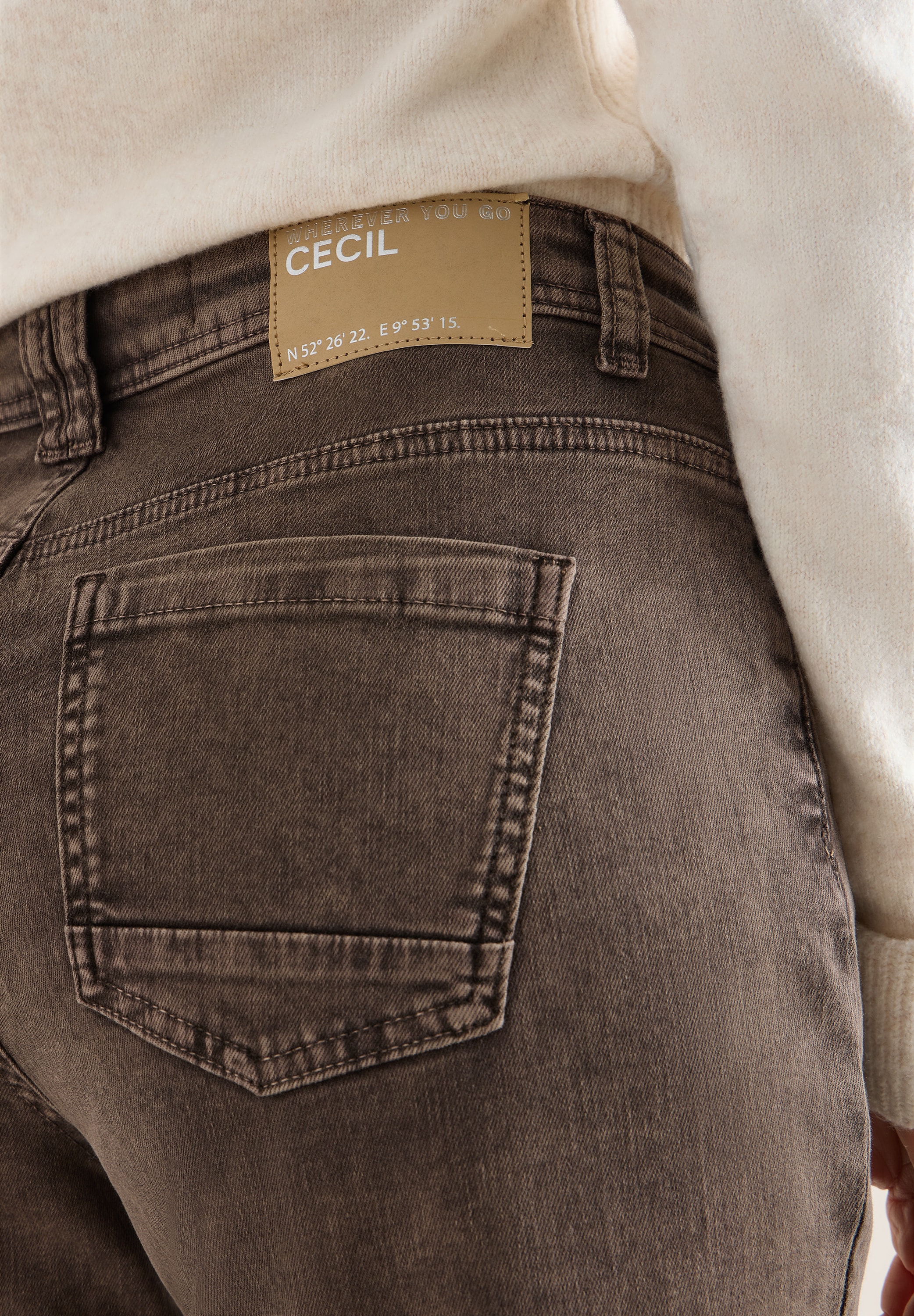 Cecil Jerseyhose »NEELE«  im Five-Pocket Style