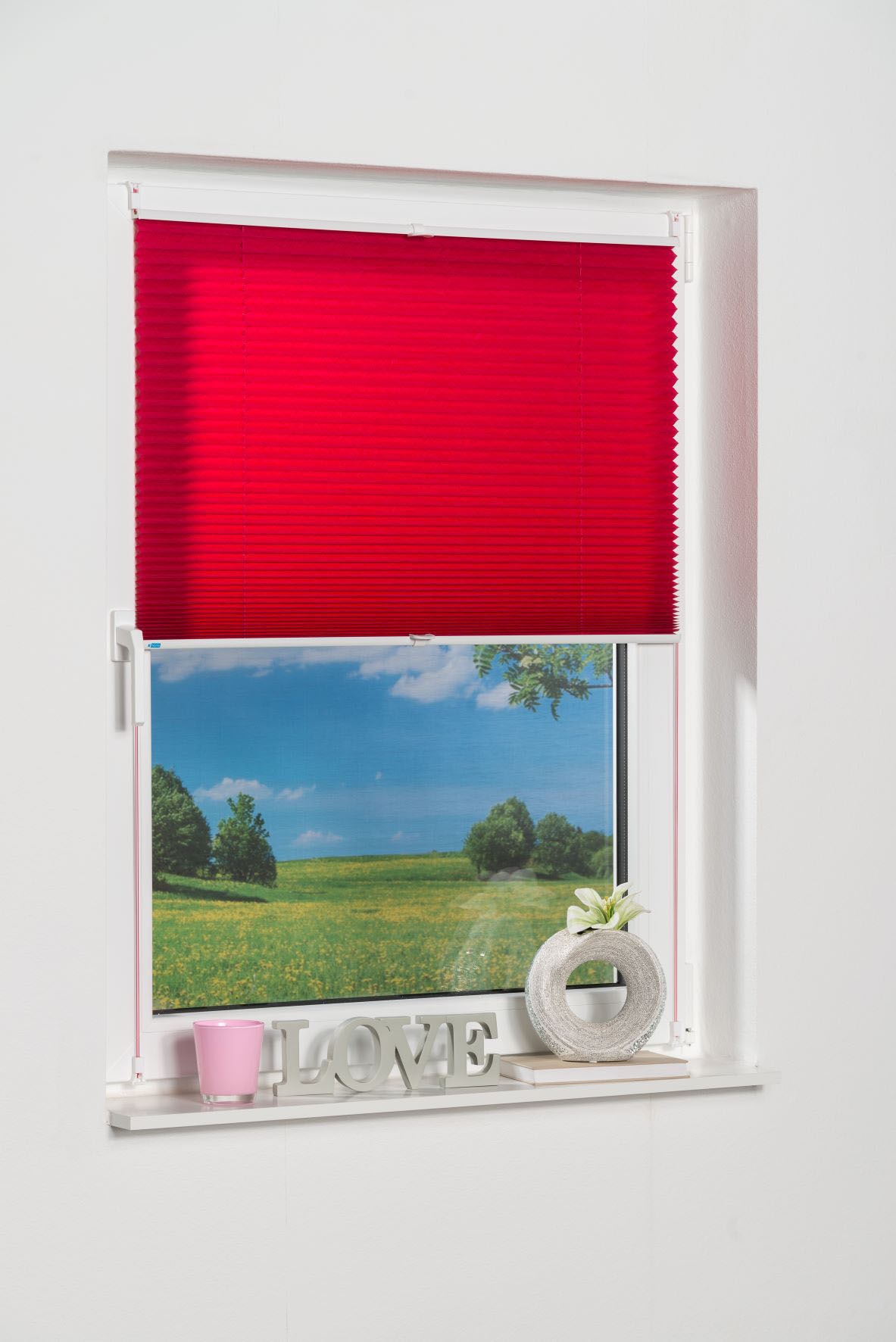 K-HOME Plissee »Klemmfix Pisa«, Lichtschutz, ohne Bohren, verspannt, Crushed-Optik