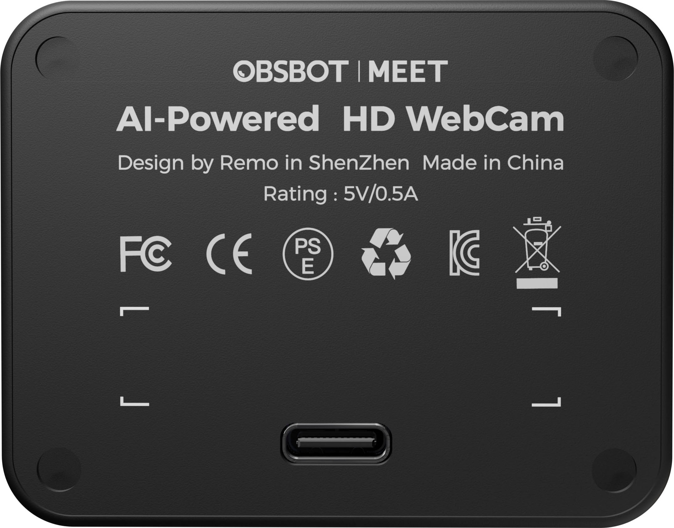 OBSBOT Webcam »Meet«, Full HD, AI-gestützte HD-Webcam für professionelle Livestreams