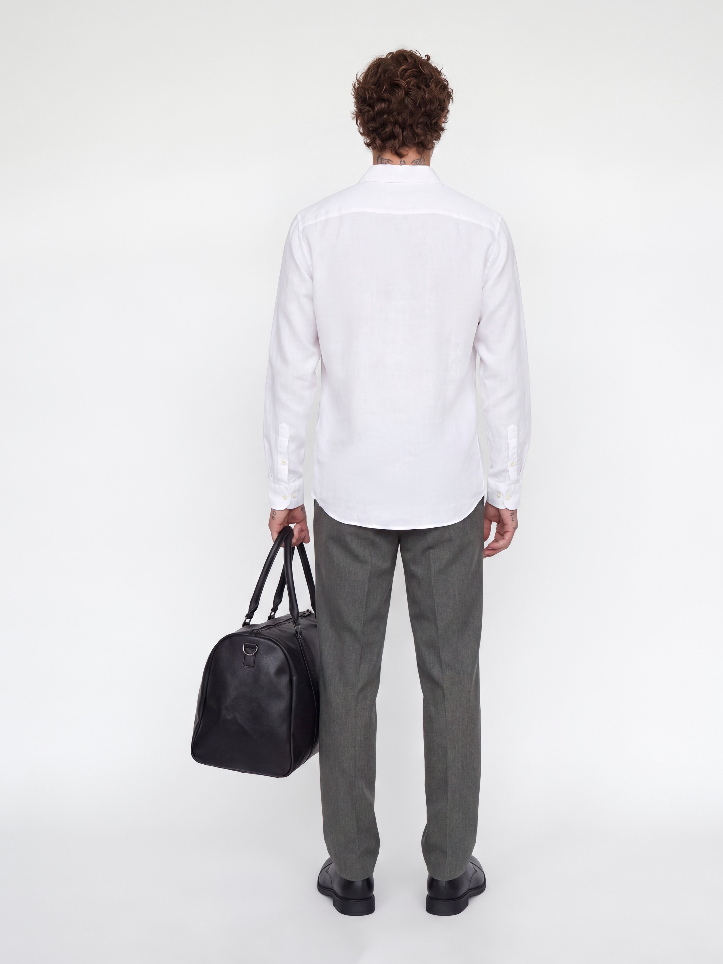 Jack & Jones Anzughose »JPSTBILL TOBY CHINO NOOS«  Materialmix, weit