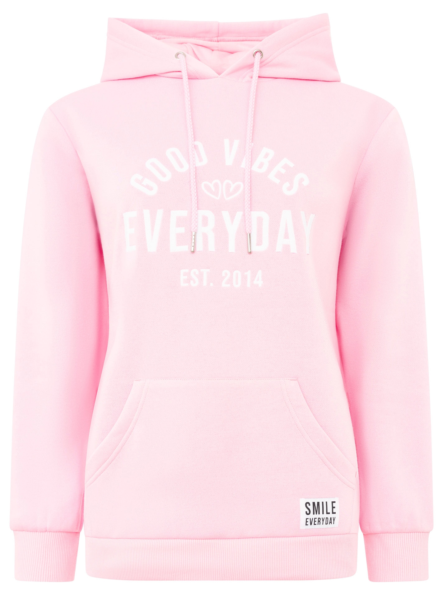 Zwillingsherz Hoodie »"Everyday"«, Mini-Me,mit Stickerei und positiver Botschaft
