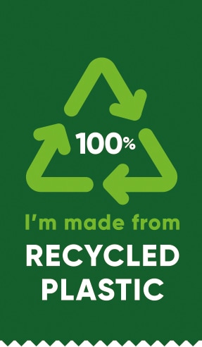 Curver Frischhaltedose »SMART ECO FRESH«, (Set, 4 tlg., bestehend aus 4 x Frischhaltedose-4 x 1,0 L rechteckig), 100% Recyclingmateria, 1 L