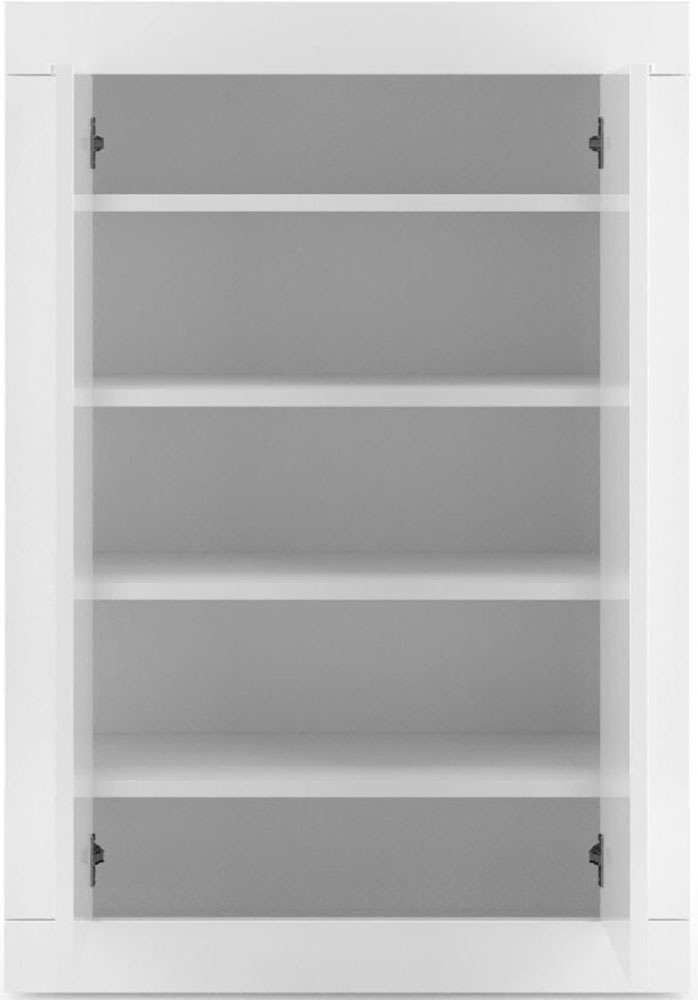 INOSIGN Schuhschrank »Basic Breite 78 cm, Höhe 116 cm, Schuhkommode,«, moderne Rahmenoptik, Metallgriffe, 4 Einlegeböden