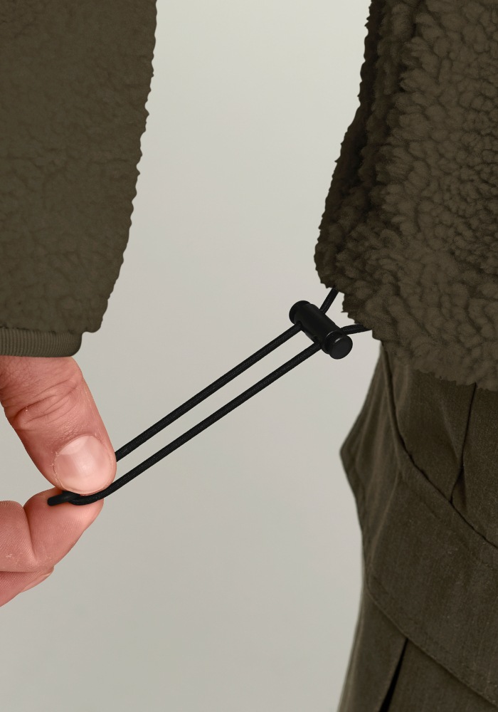 Jack Wolfskin Fleecejacke »STONE LITE JKT M« mit Sherpa-Fleece, weiche Oberfläche, wärmend, atmungsaktiv