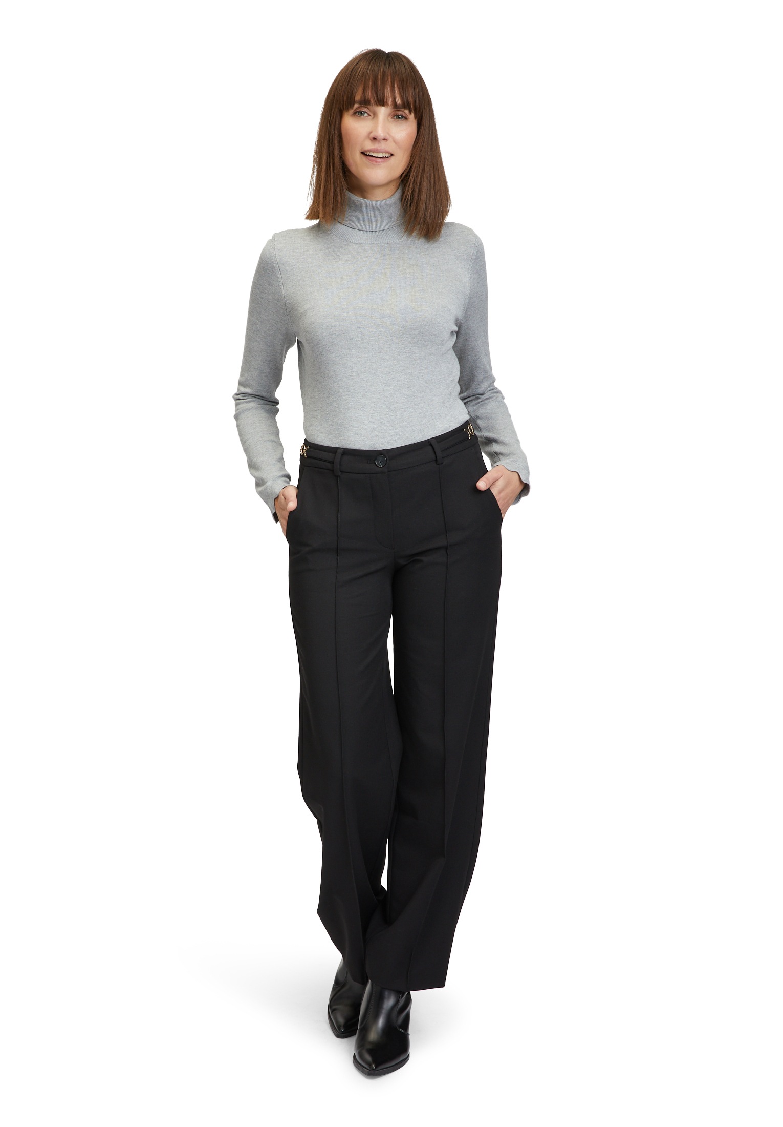 Betty Barclay Rundhalspullover »Feinstrickpullover mit Wellenstruktur«