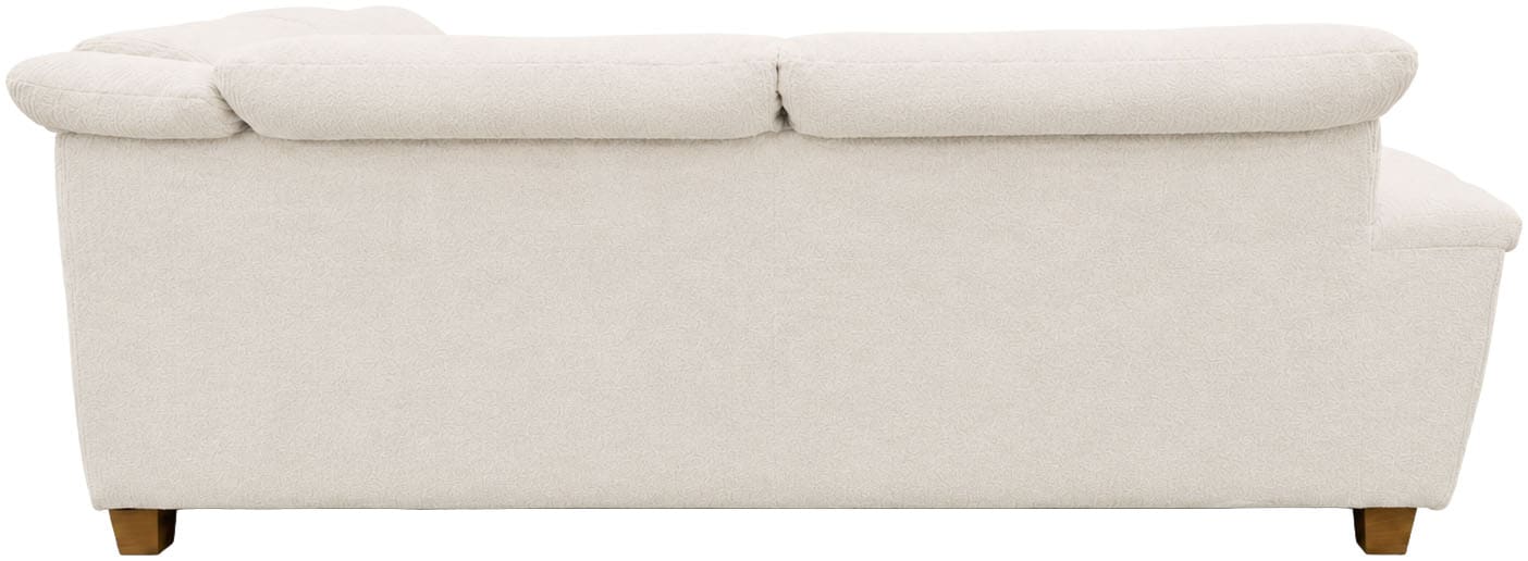 OTTO home Wohnlandschaft »Egedal 344 x 214 cm, auch mit Schlaffunktion & Bettkasten, Holzfüße« U-Form, aus pflegeleichtem Lu x us-Microfaser