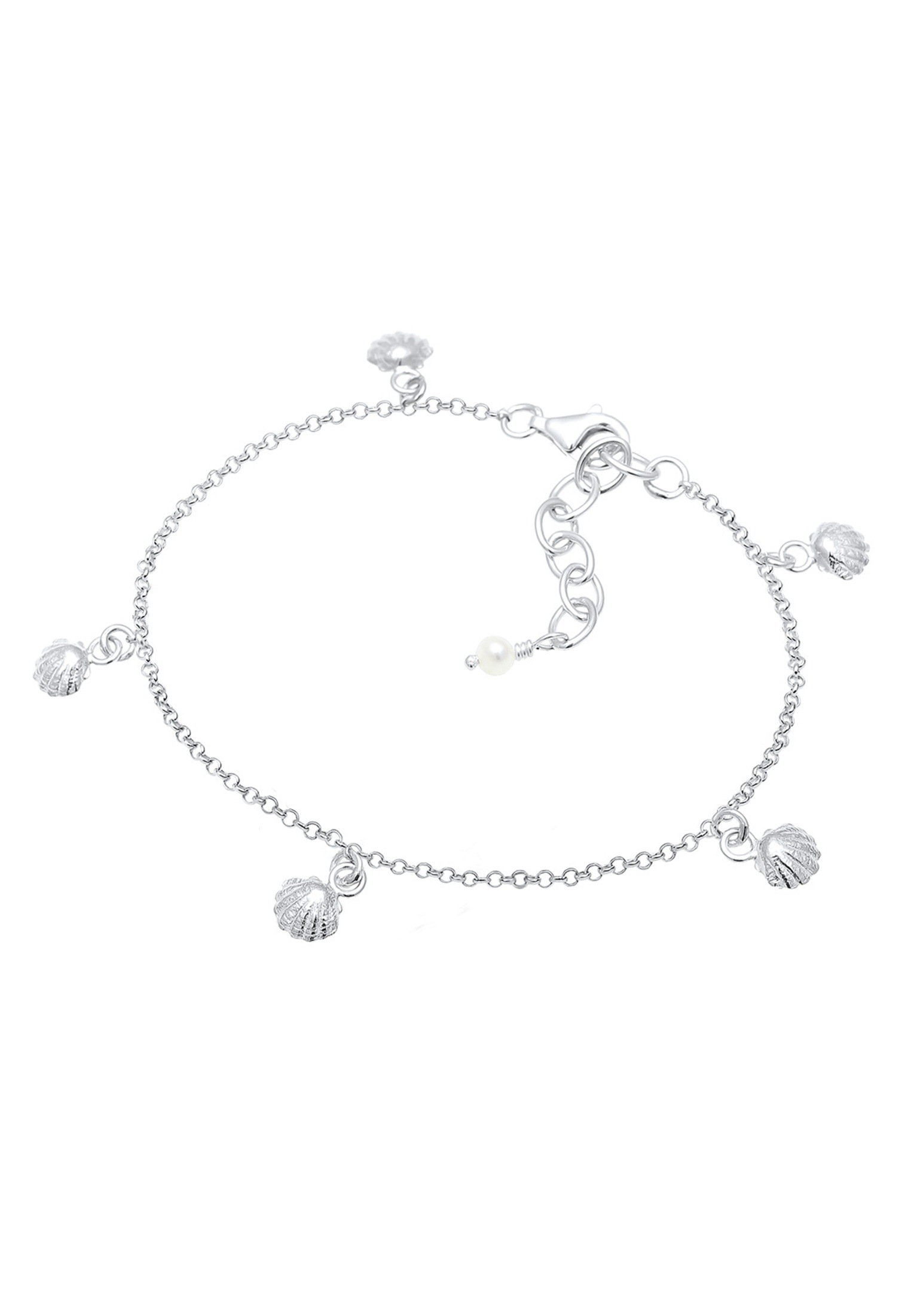 Elli Armkette »Armband Muschel Maritim Meer Sommer 925 Sterling Silber«