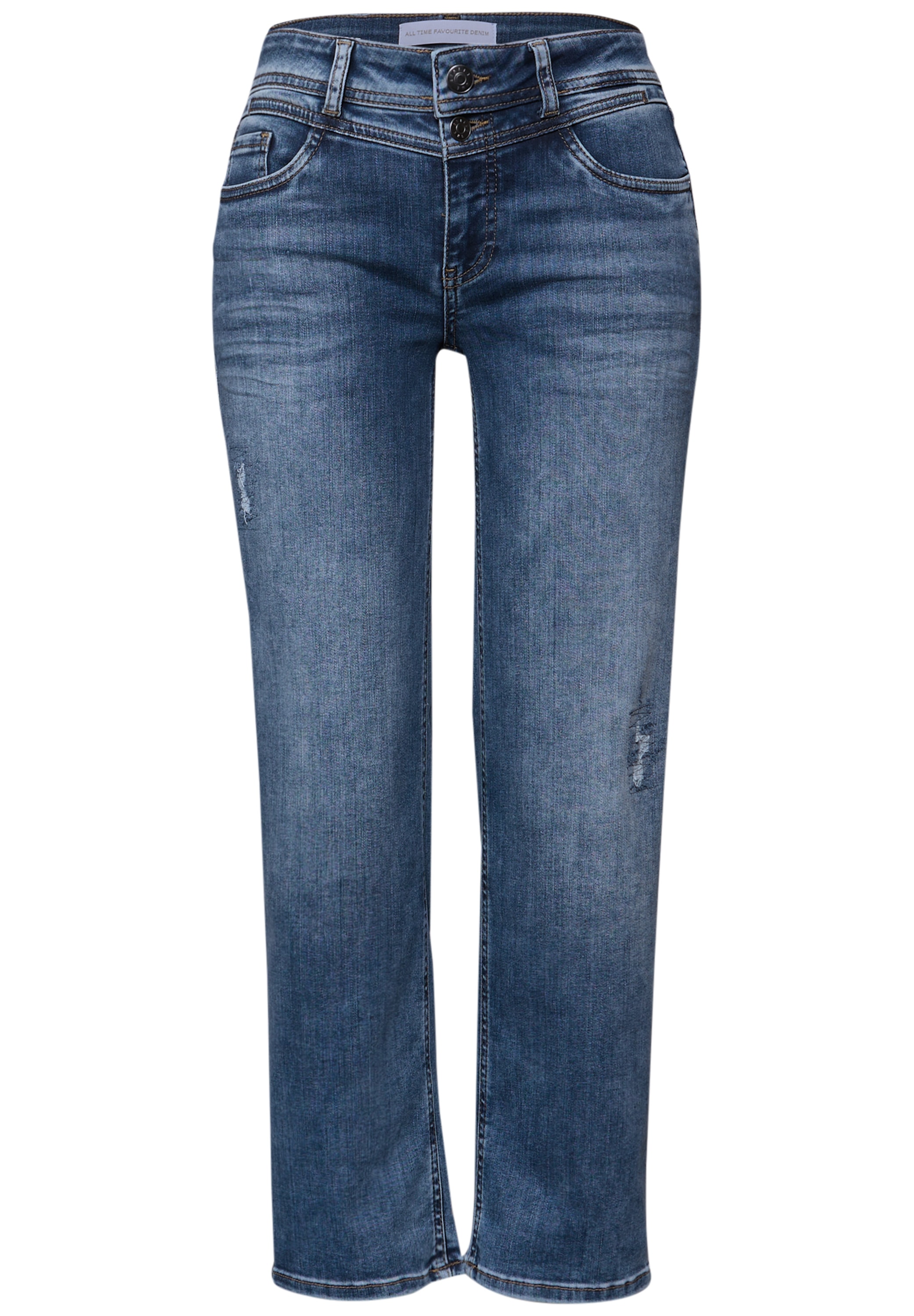 STREET ONE Straight-Jeans »Style STRAIGHT LEG«