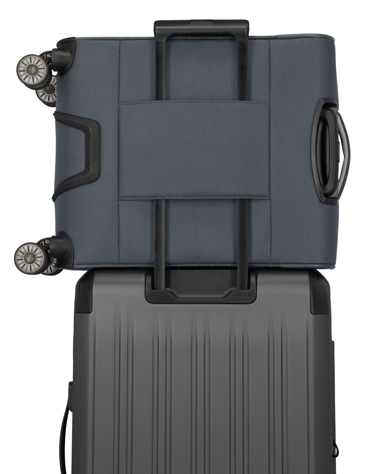 travelite Handgepäck-Trolley »JETPACK Multi Light 4 Cabin, konzipiert für Condor & Ryanair« 37 l 4 Rollen Weichgepäck-Koffer Handgepäck für die meisten gängigen Airlines