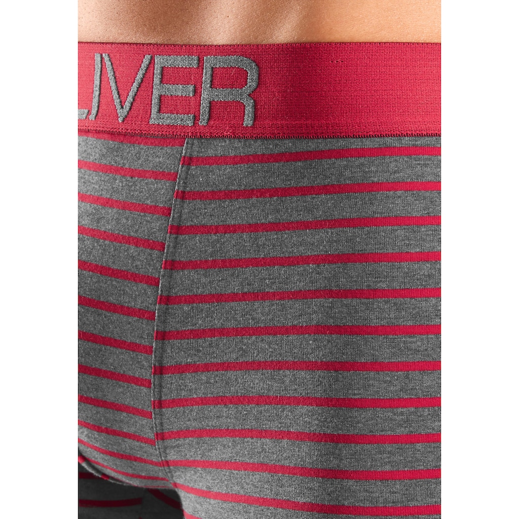 s.Oliver Boxershorts, (Packung, 4 St.)