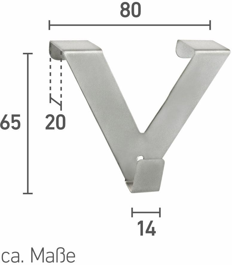 Good Life bei V-Haken, auf St.), online zum Aufsetzen Fenster- Gardinenhaken Türrahmen 2 (Packung, »Riva«, und OTTO