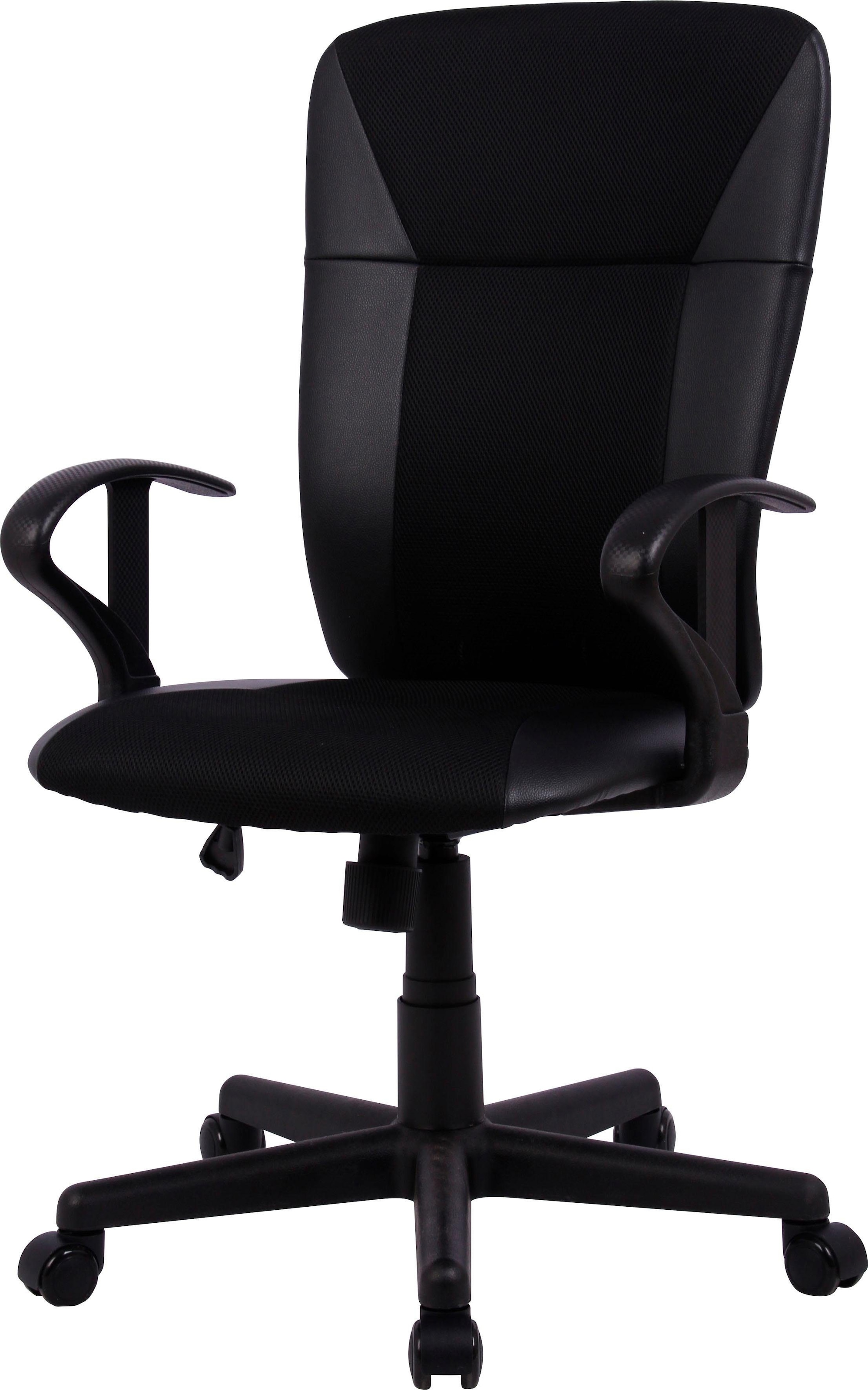 INOSIGN Bürostuhl »Schreibtischstuhl«, Kunstleder-Netzstoff, stylish und komfortabel