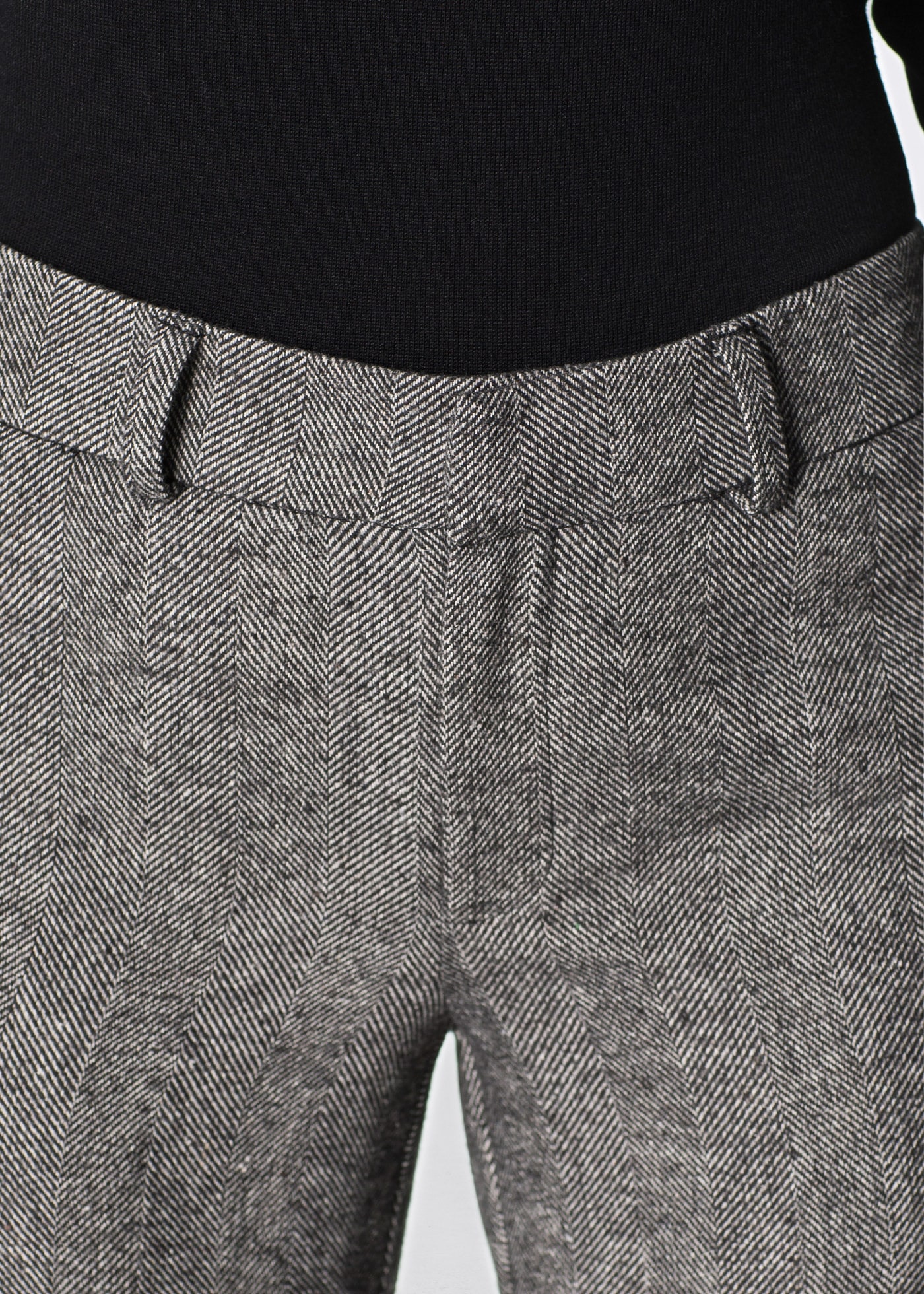 bonprix Marlene-Hose  lockere Passform, weites Bein, Woll-Optik, festlicher Stil