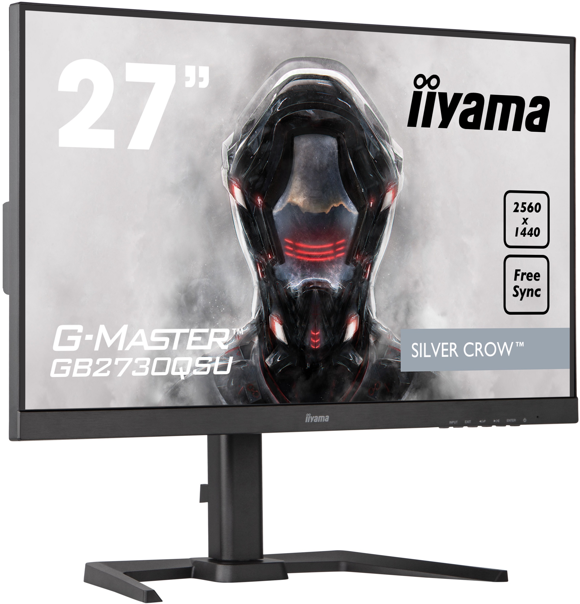 Iiyama Gaming-LED-Monitor »GB2730QSU-B5«, 68,5 cm/27 Zoll, 2560 x 1440 px, WQHD, 1 ms Reaktionszeit, 75 Hz