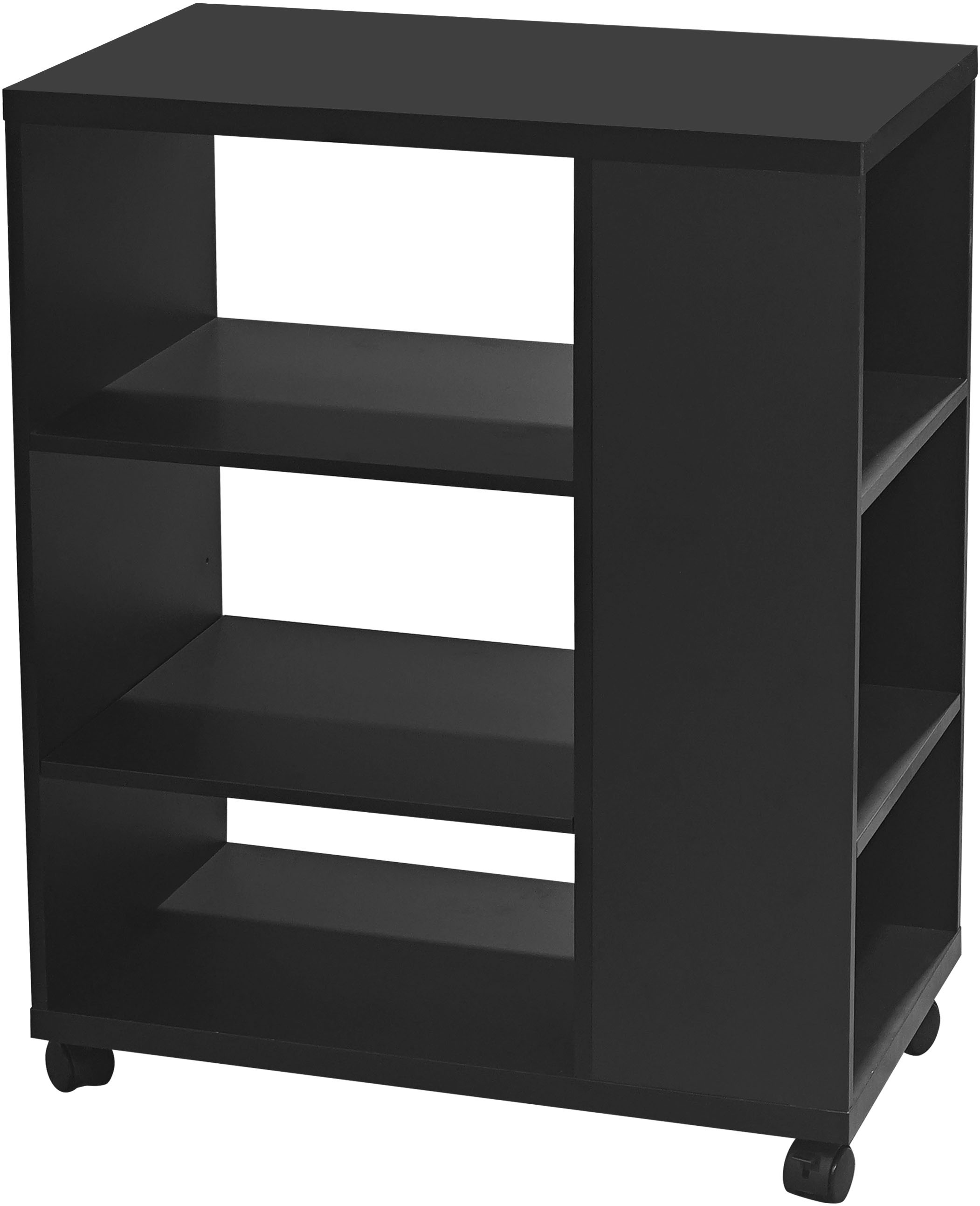 INOSIGN Rollwagen »LOKVE, Rollcontainer, Druckertisch, Rollregal,«, Rollen feststellbar, 6 Fächer, Höhe 75 cm