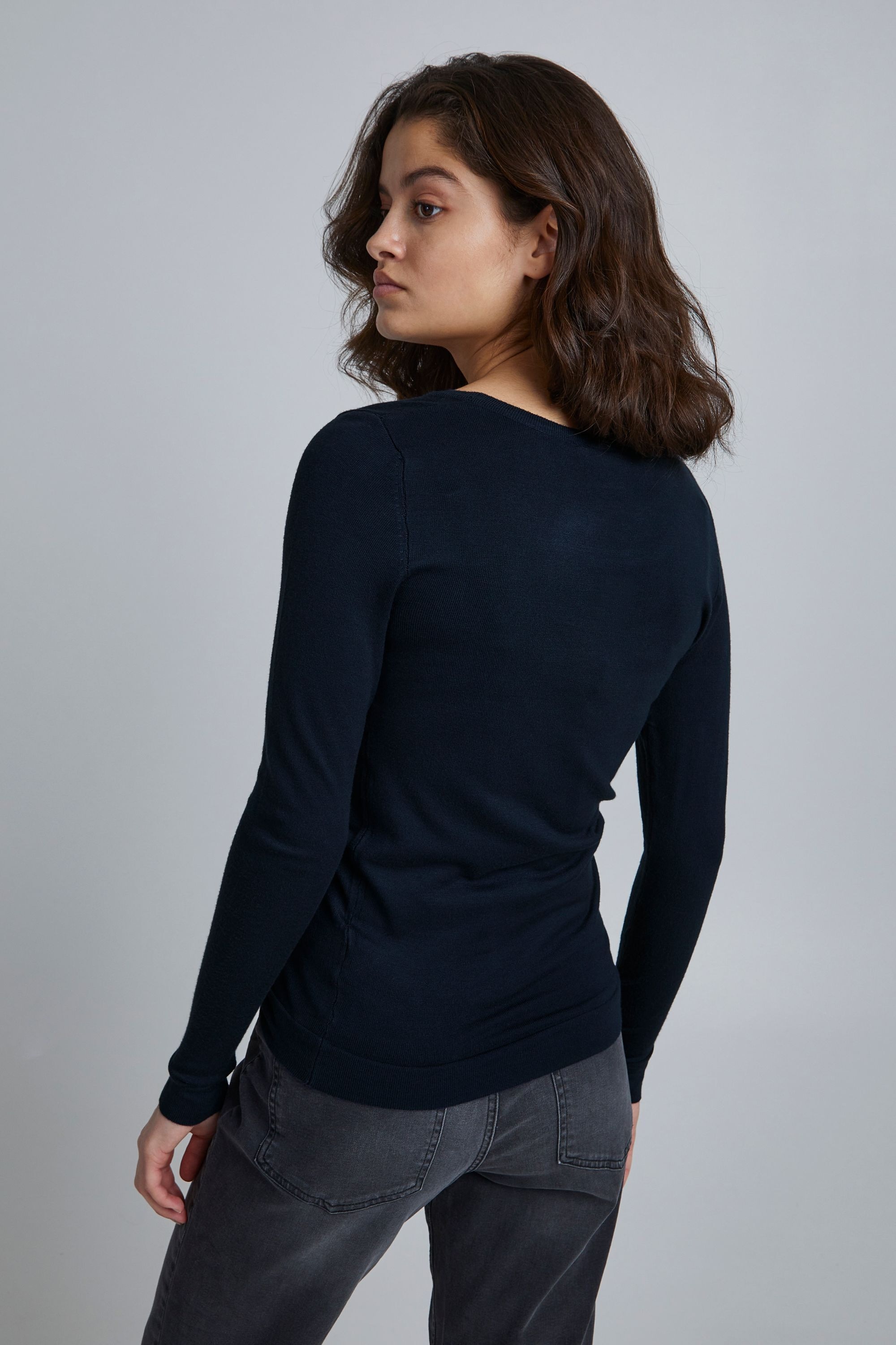 Ichi Strickpullover »Langarmshirt IHMafa«