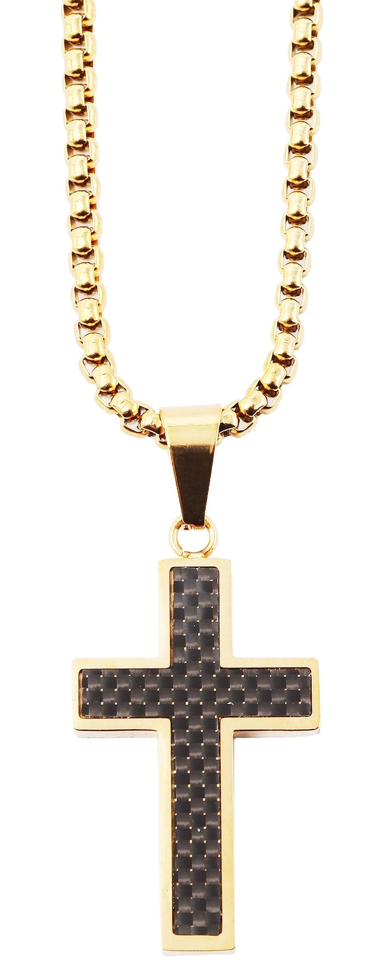Adelia´s Kette ohne Anhänger »Unisex Halskette mit Anhänger ¿ Kreuz aus Edelstahl«