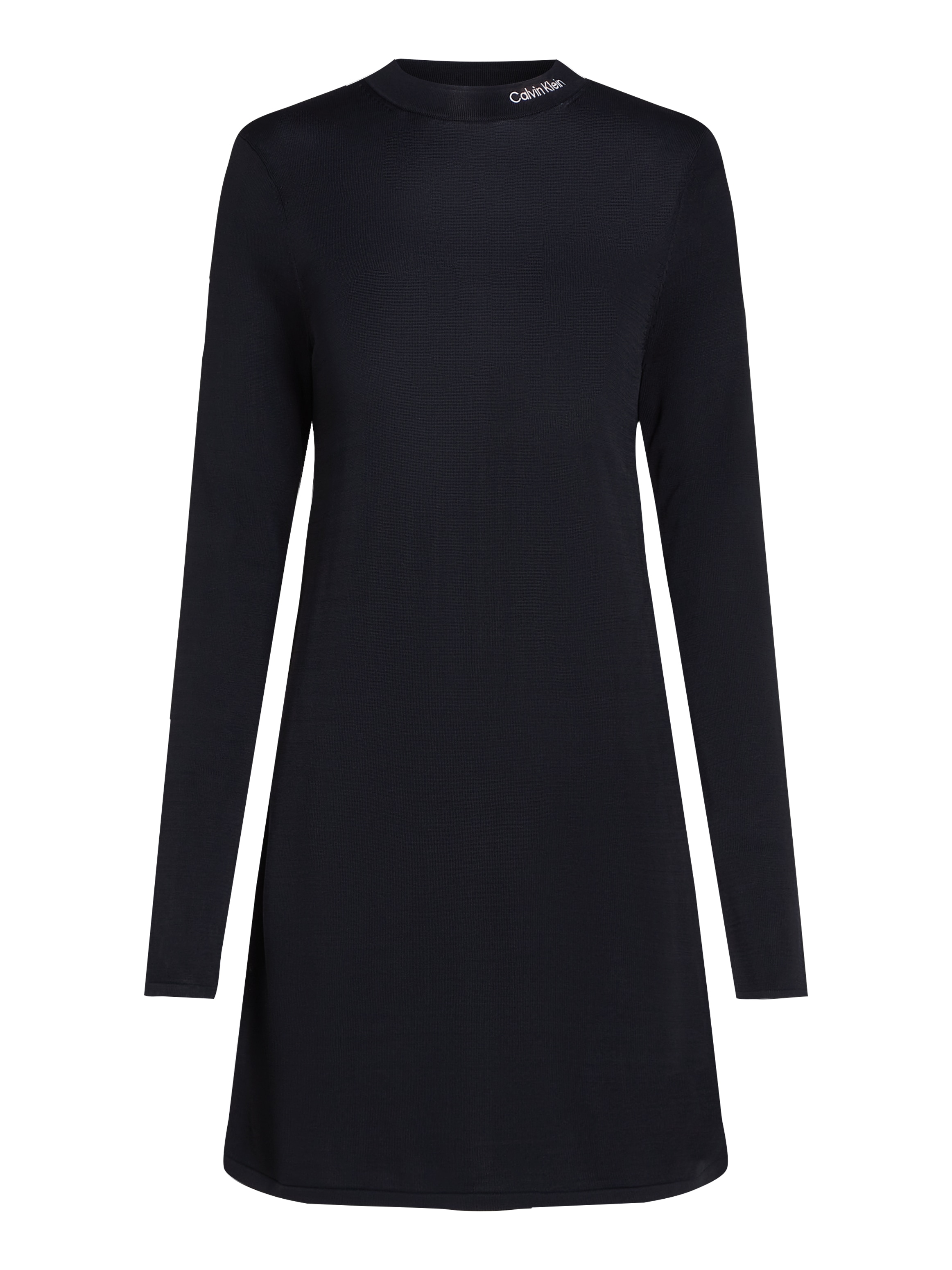 Calvin Klein Jeans Maxikleid »SMOOTH YARN SWEATER DRESS«, mit Logodruck