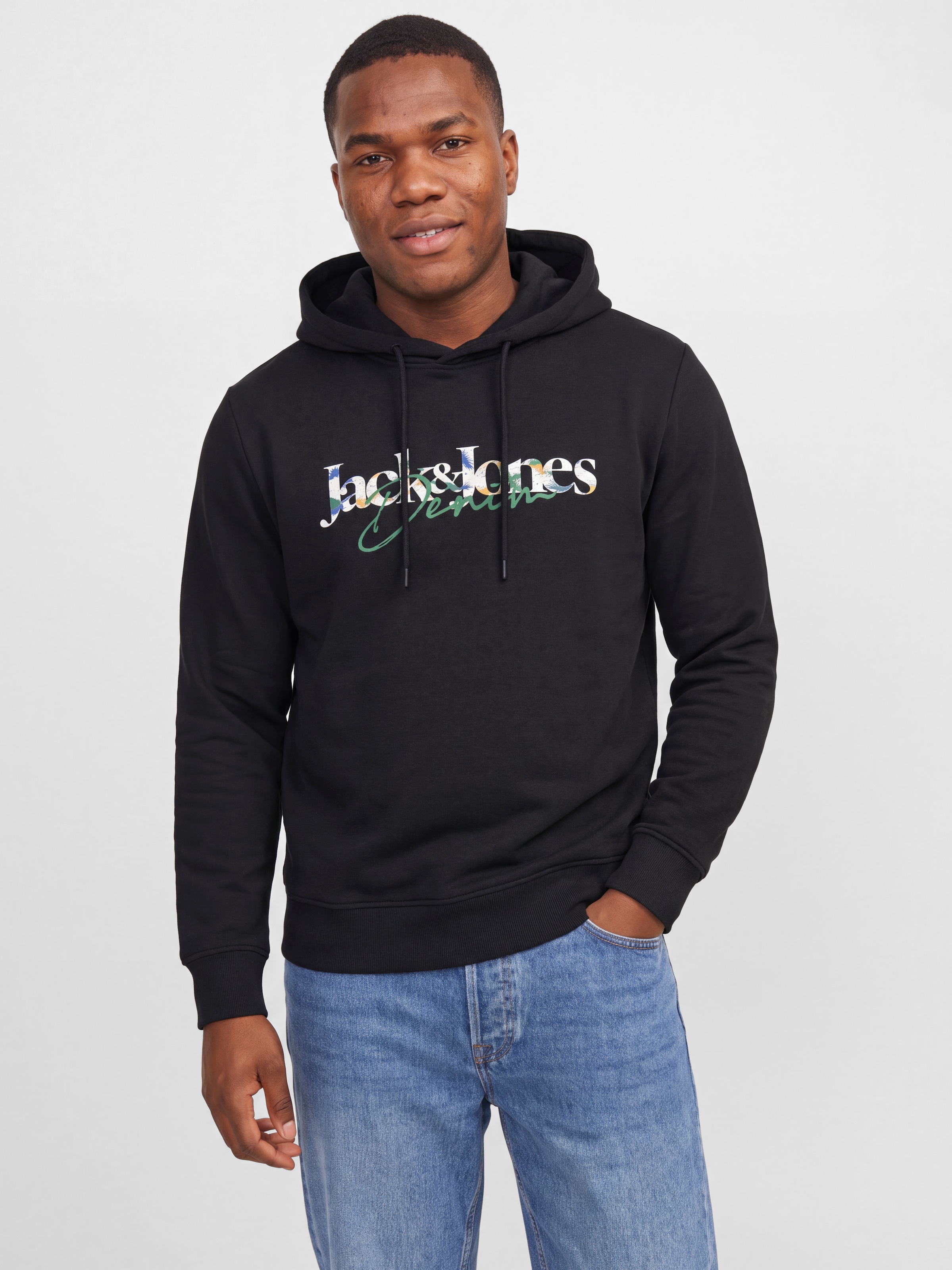 Jack & Jones PlusSize Kapuzensweatshirt »JJTOM SWEAT HOOD SN PLS«, Baumwollmischung, normal geschnitten
