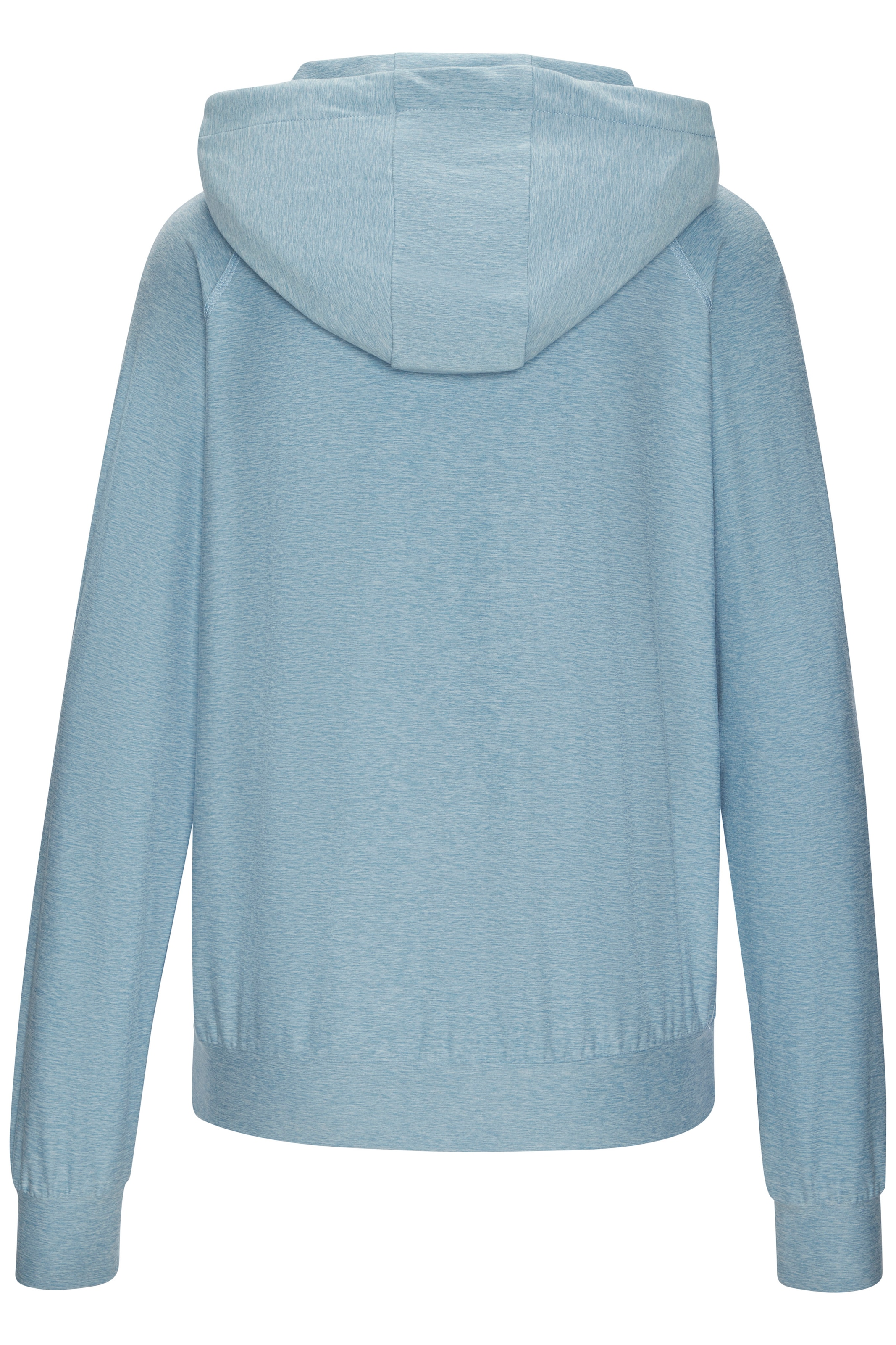 Vivance active Funktions-Kapuzensweatjacke mit Teilungsnähten und geteilte Kängurutasche