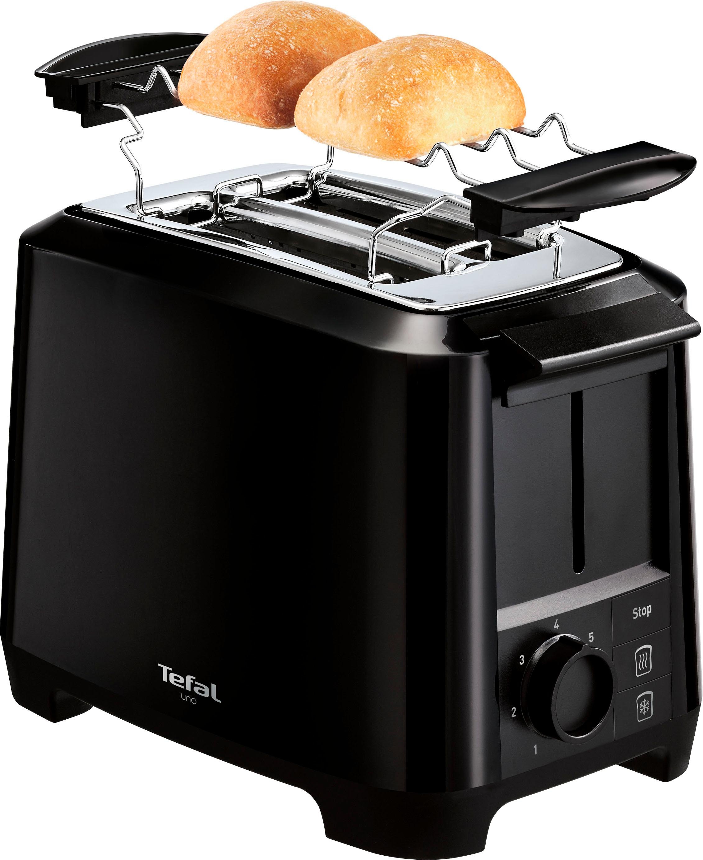 Tefal Toaster »TT1408 Uno 2S«, 2 kurze Schlitze, für 2 Scheiben, 800 W