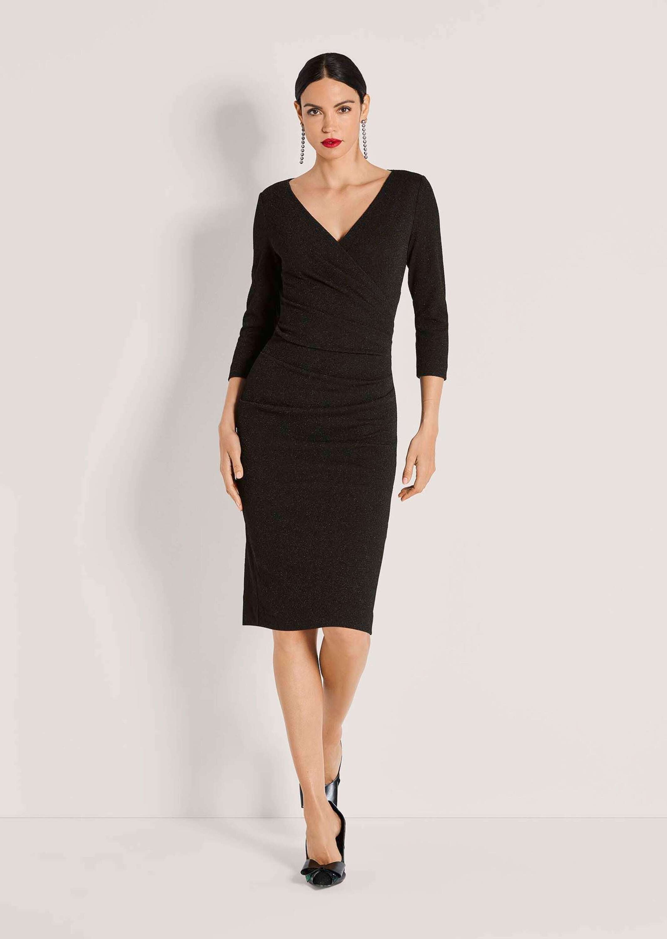 MADELEINE Etuikleid »Etuikleid Stretchkleid in Wickeloptik« Wickeloptik