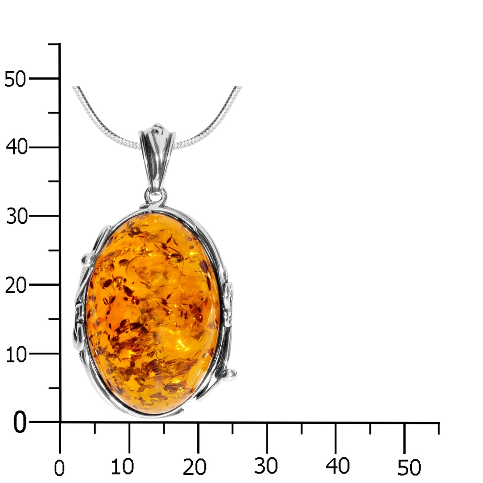 OSTSEE-SCHMUCK Kette mit Anhänger »- Anneliese - Silber 925/000 - Bernstein«