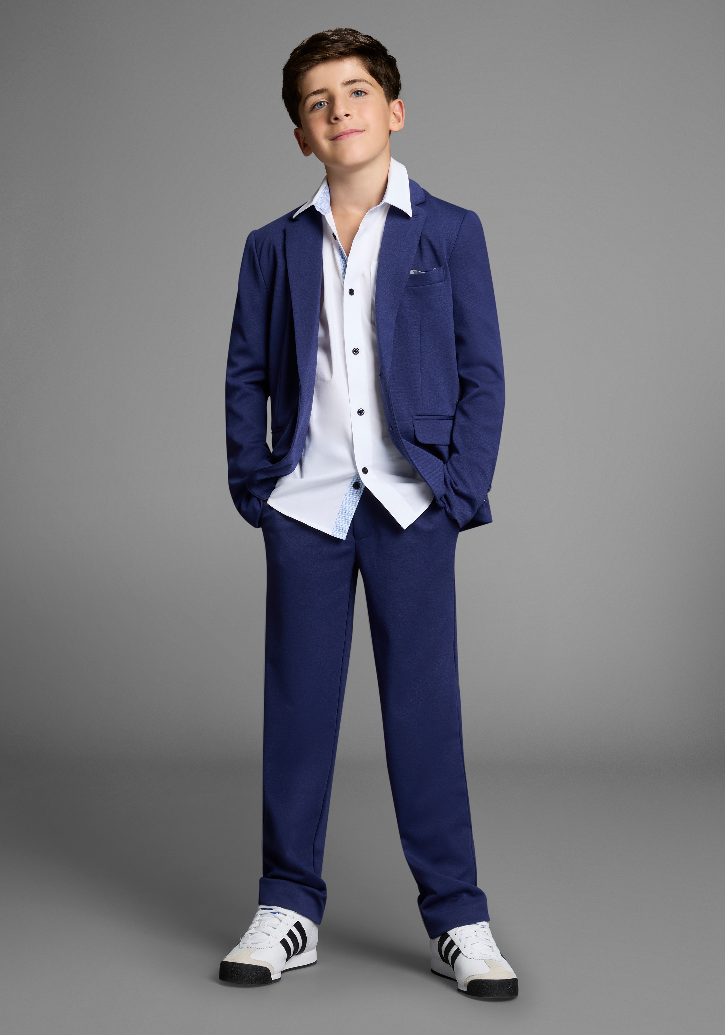 Bruno Banani Anzug »2tlg. Jersey Anzug« Set, Sakko & Hose, 2 Stk. tlg. Basic NEU! BRUNO BANANI für TEENS. Eleganter Jersey Anzug, Größe 170