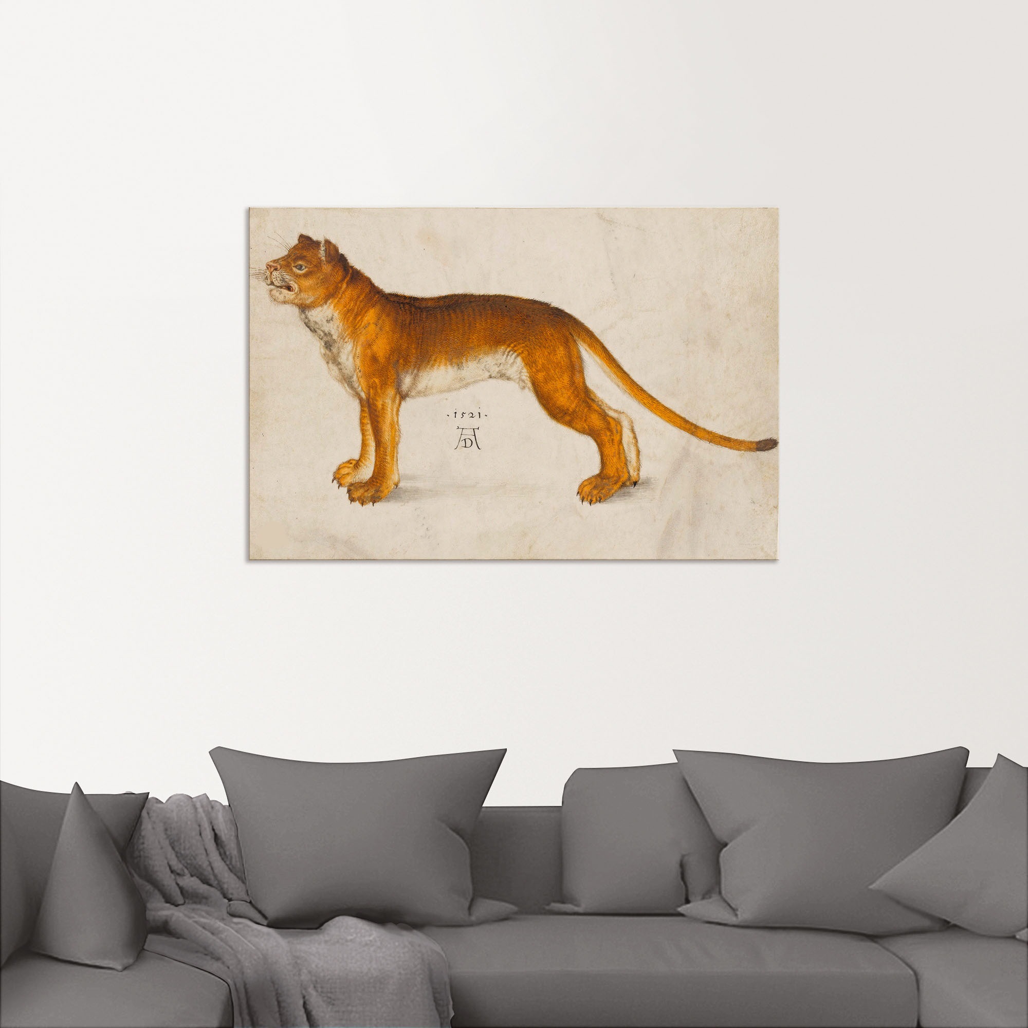 Artland Wandbild »Löwin. 1521«, Raubkatzen, (1 St.), als Alubild, Leinwandbild, Wandaufkleber oder Poster in versch. Größen