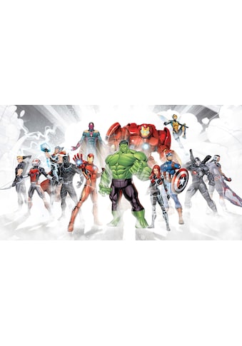 Komar Fototapete »Avengers Unite«, bedruckt-Comic-Retro-mehrfarbig, BxH: 500x280 cm kaufen